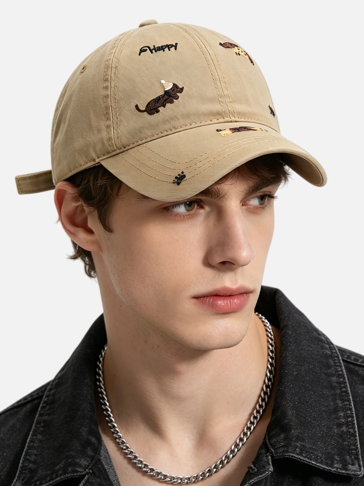 Haaura Dachshund Happy Patch Cap