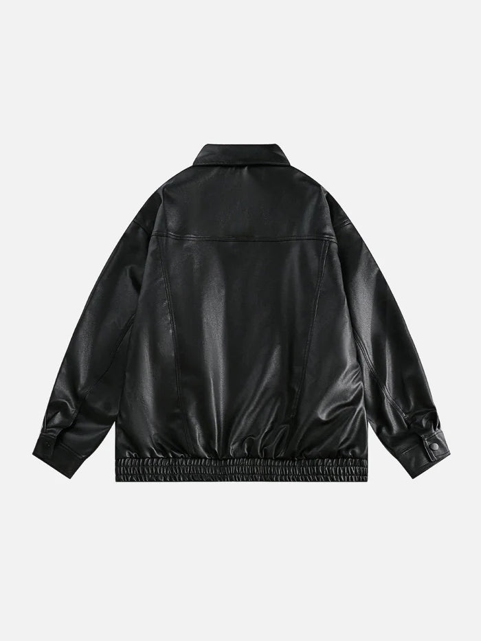 Haaura Essential Faux Leather Jacket