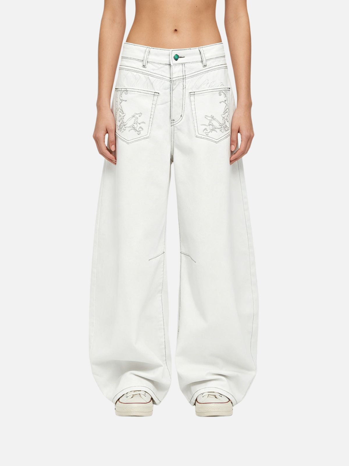 Haaura Tapered Baggy Jeans