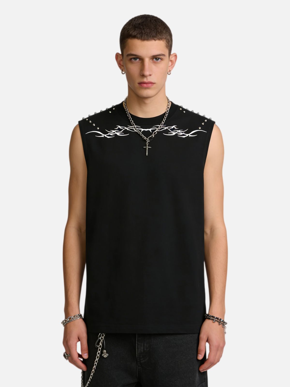 Haaura Studded Tank Top