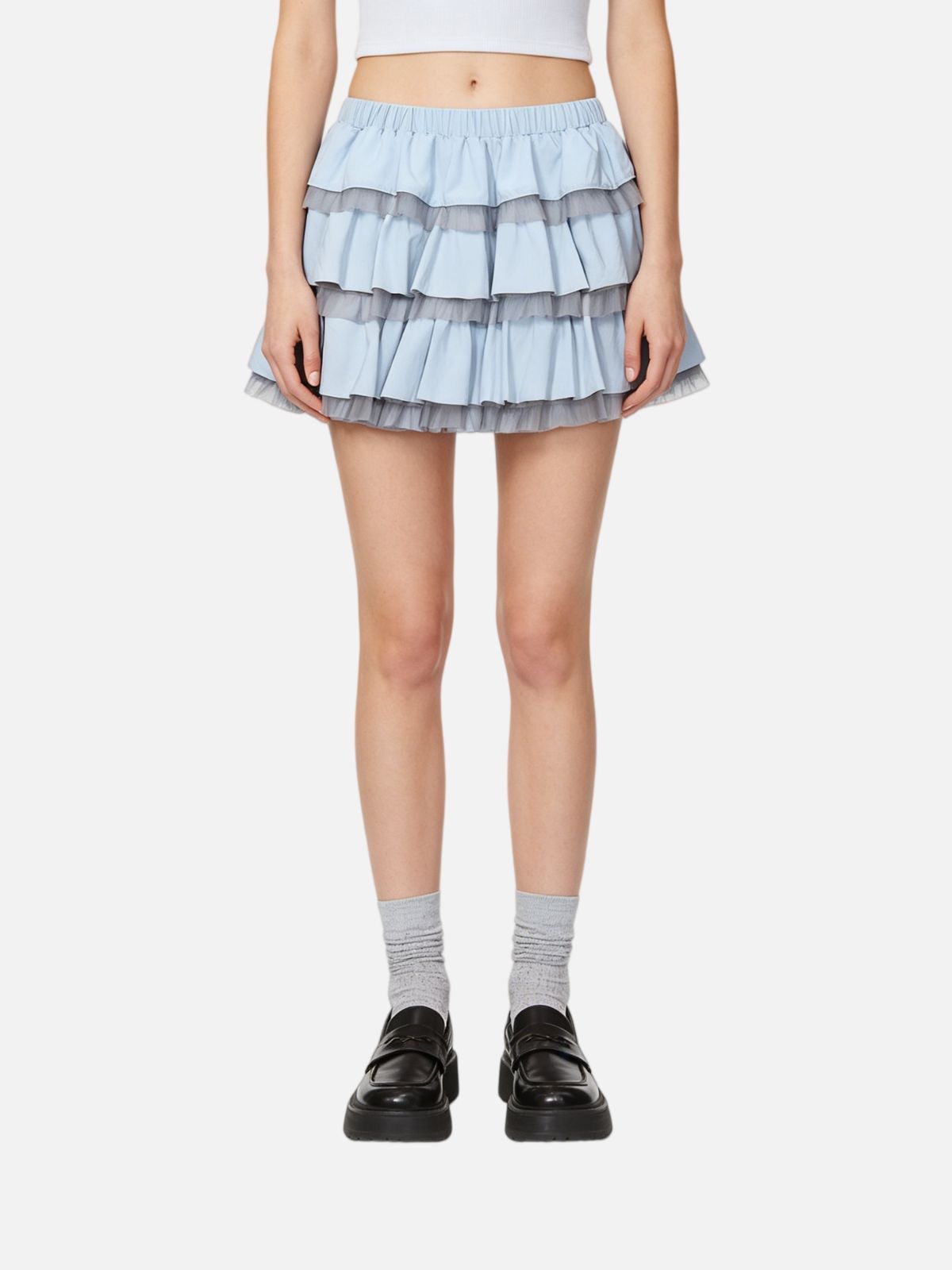 Haaura Tiered Ruffle Skirt