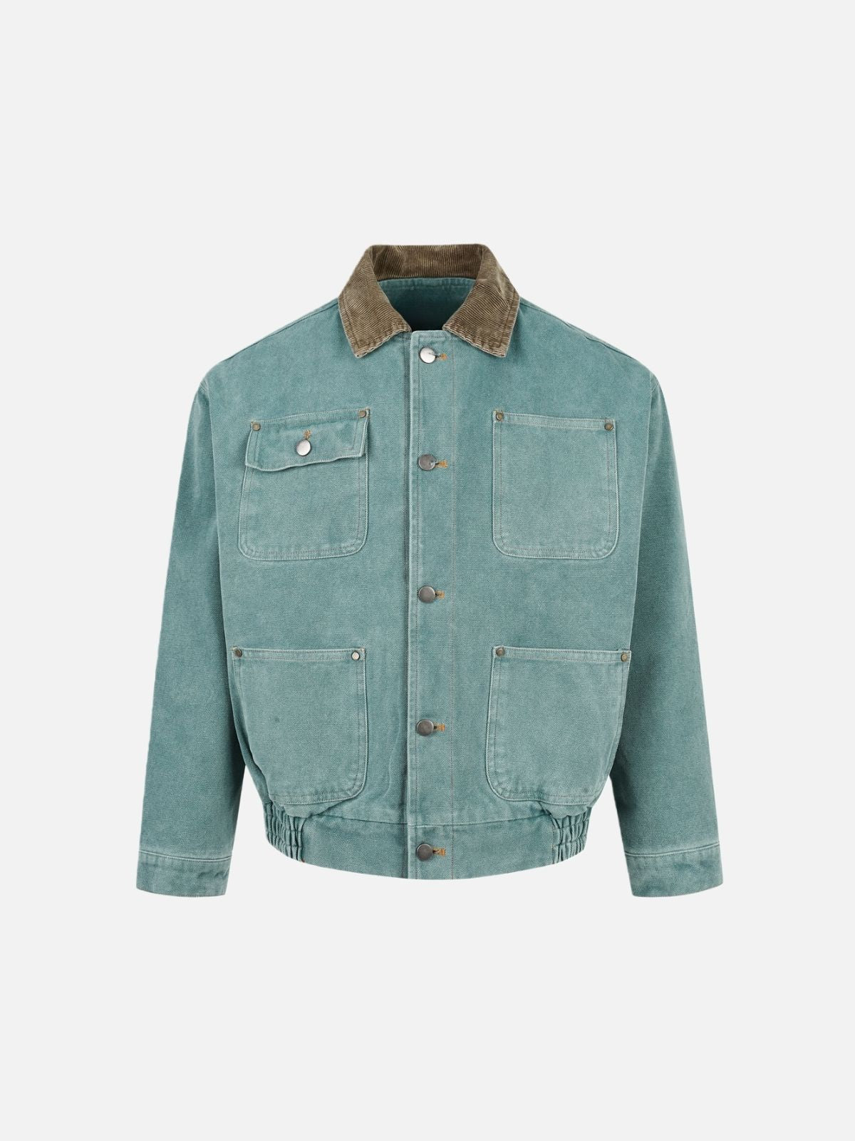 Haaura Washed Utility Denim Jacket