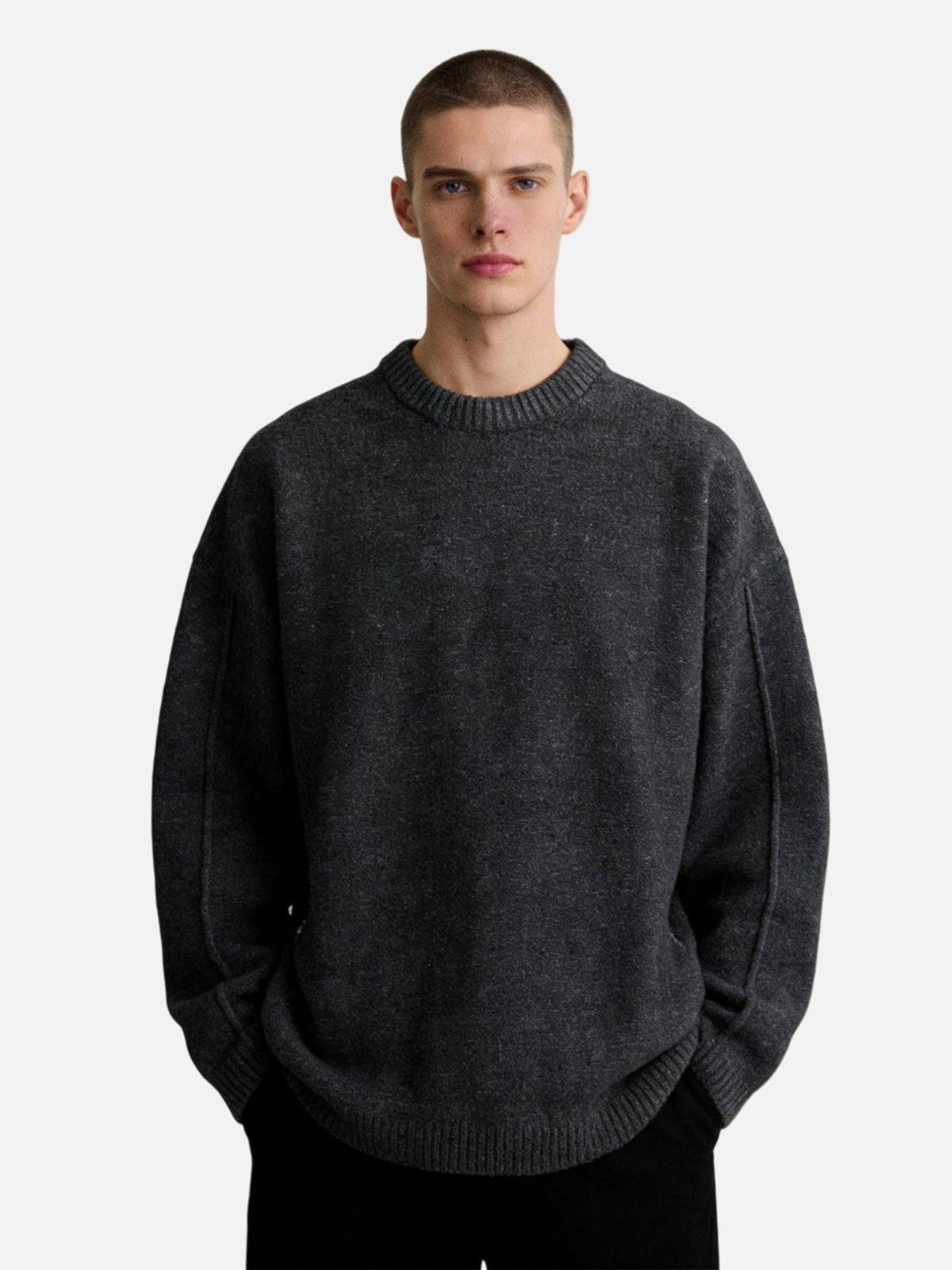 Haaura Soft-Touch Relaxed Fit Knit Sweater