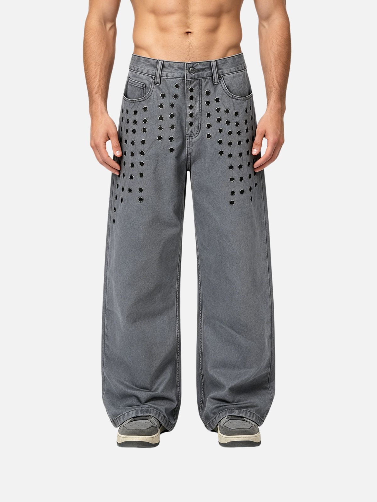 Haaura Eyelet Jeans