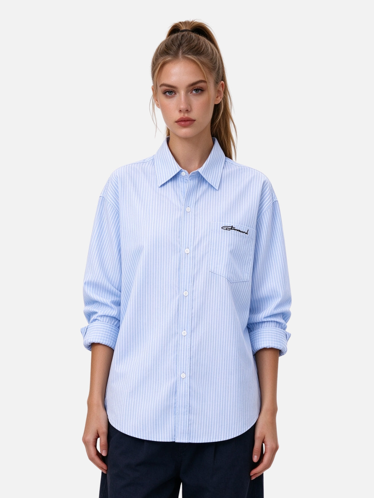 Haaura Striped Long Sleeve Shirt