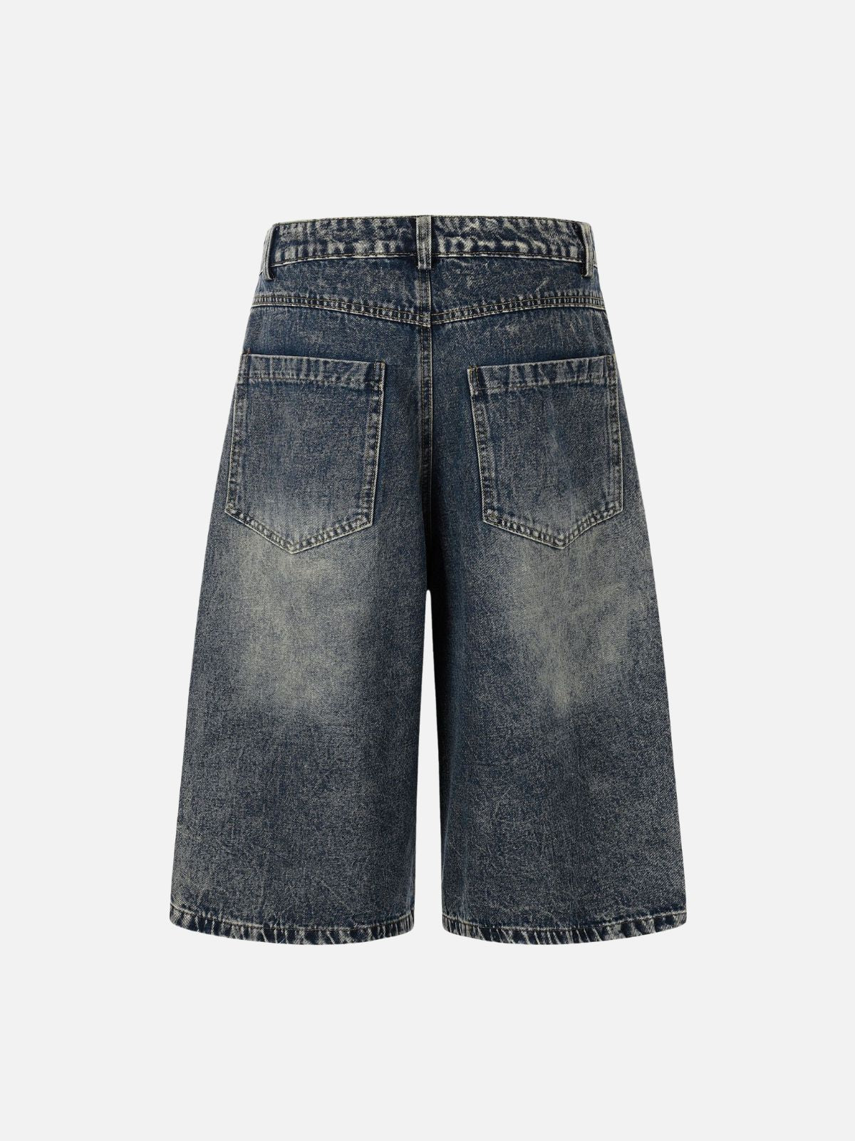 Haaura Baggy Vintage Washed Star Patch Jorts
