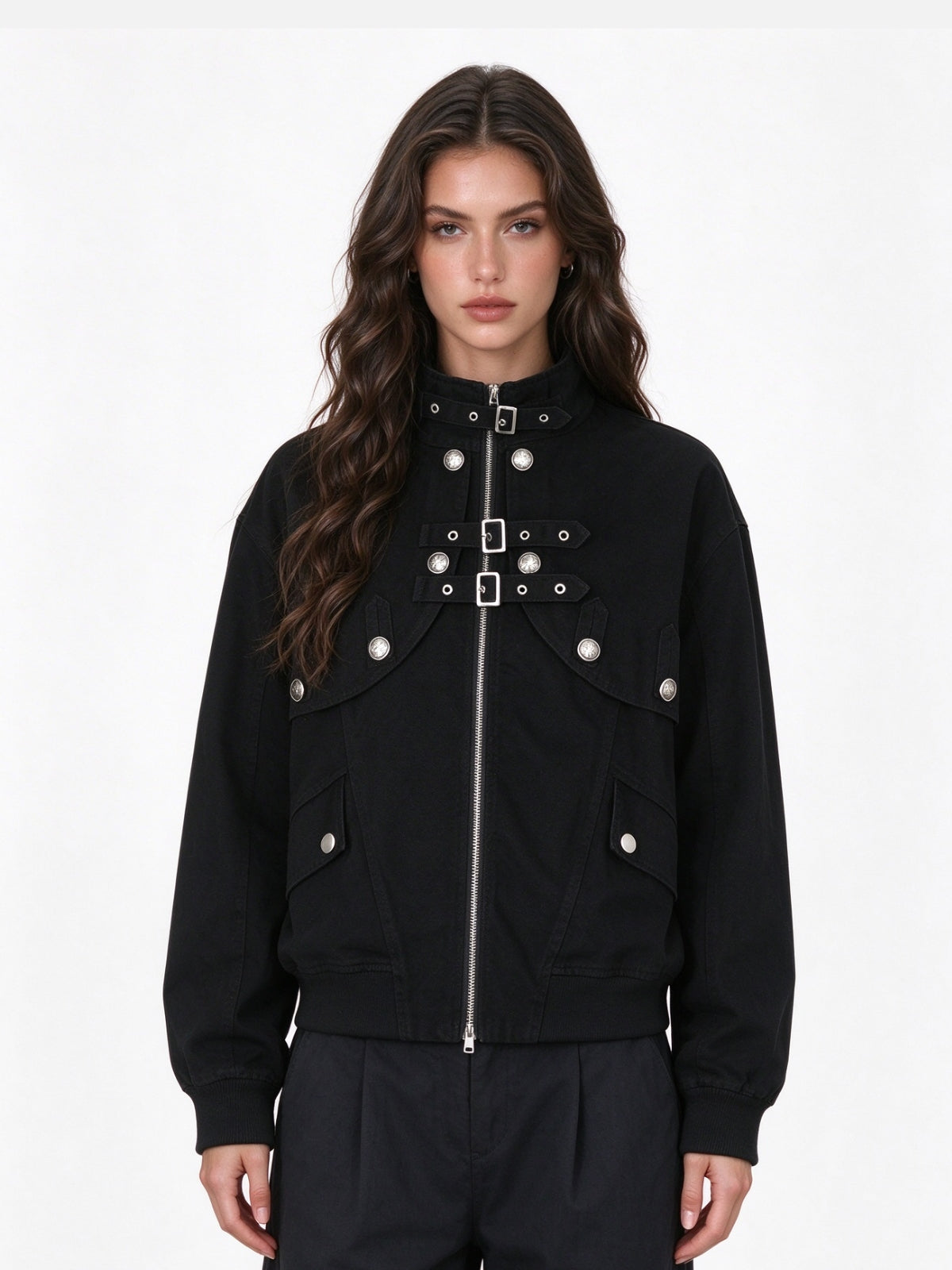 Haaura Buckle Strap Jacket