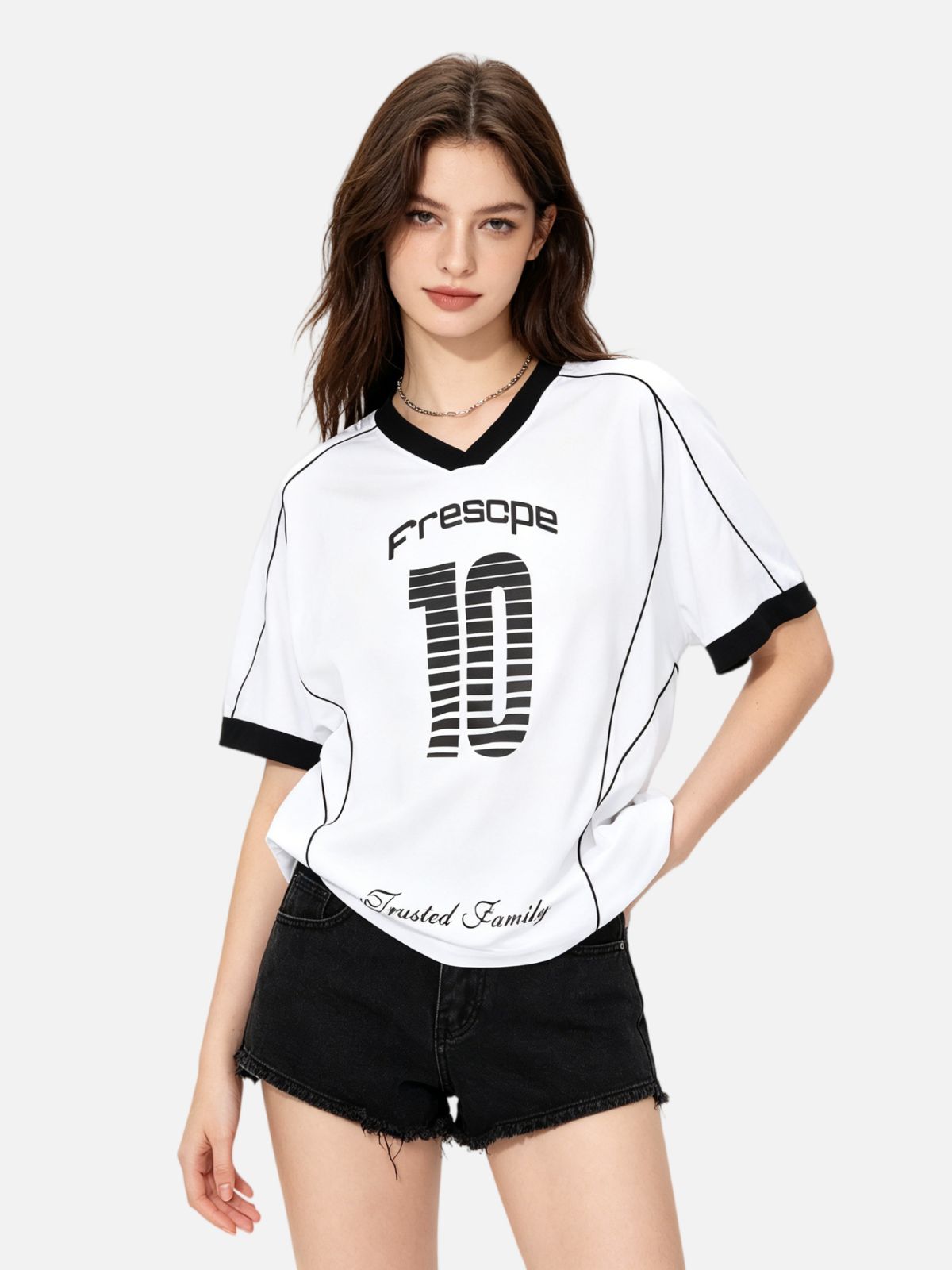 Haaura Vintage Graphic Soccer Jersey