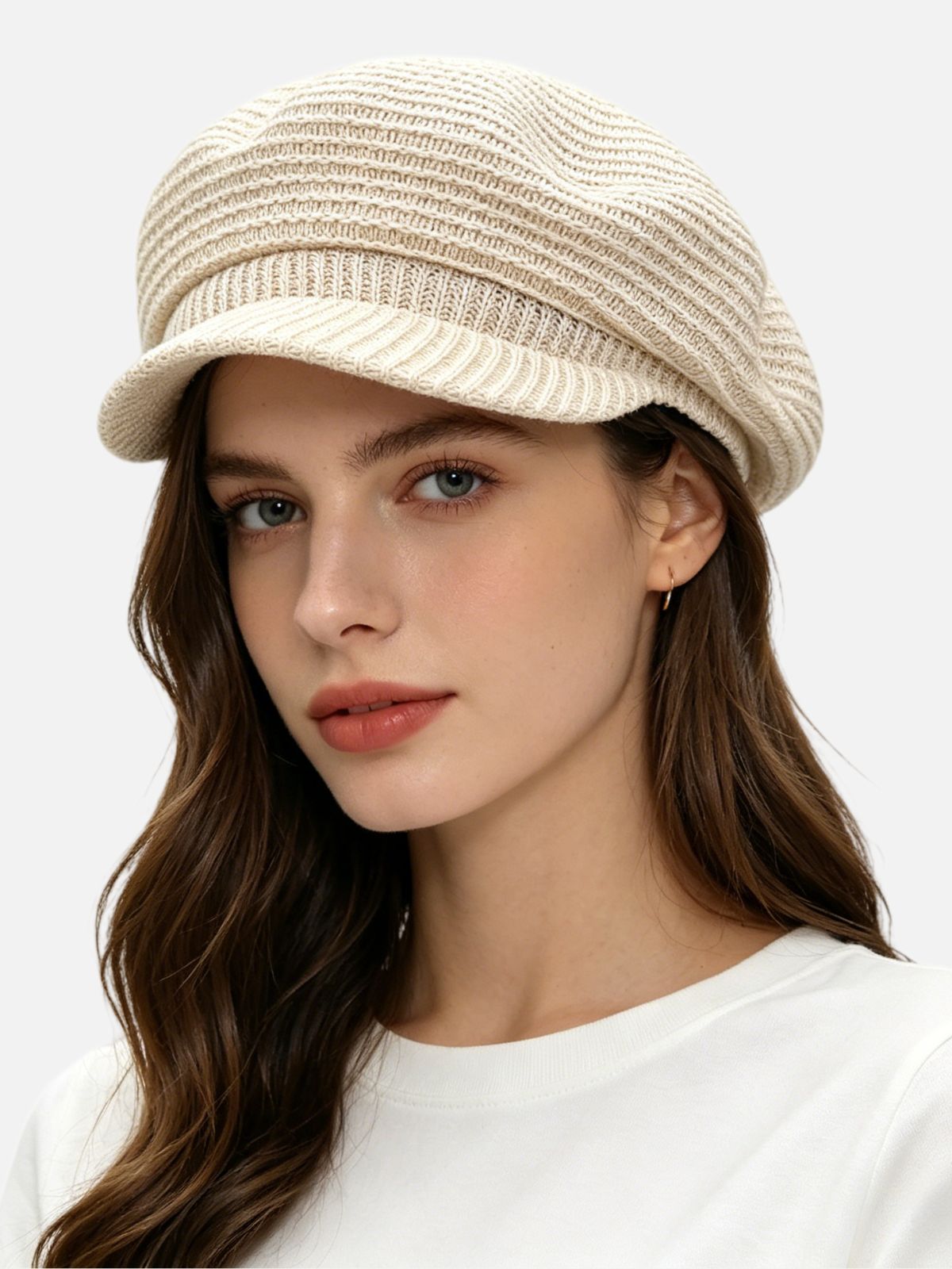 Haaura Vintage Ribbed Knit Cap