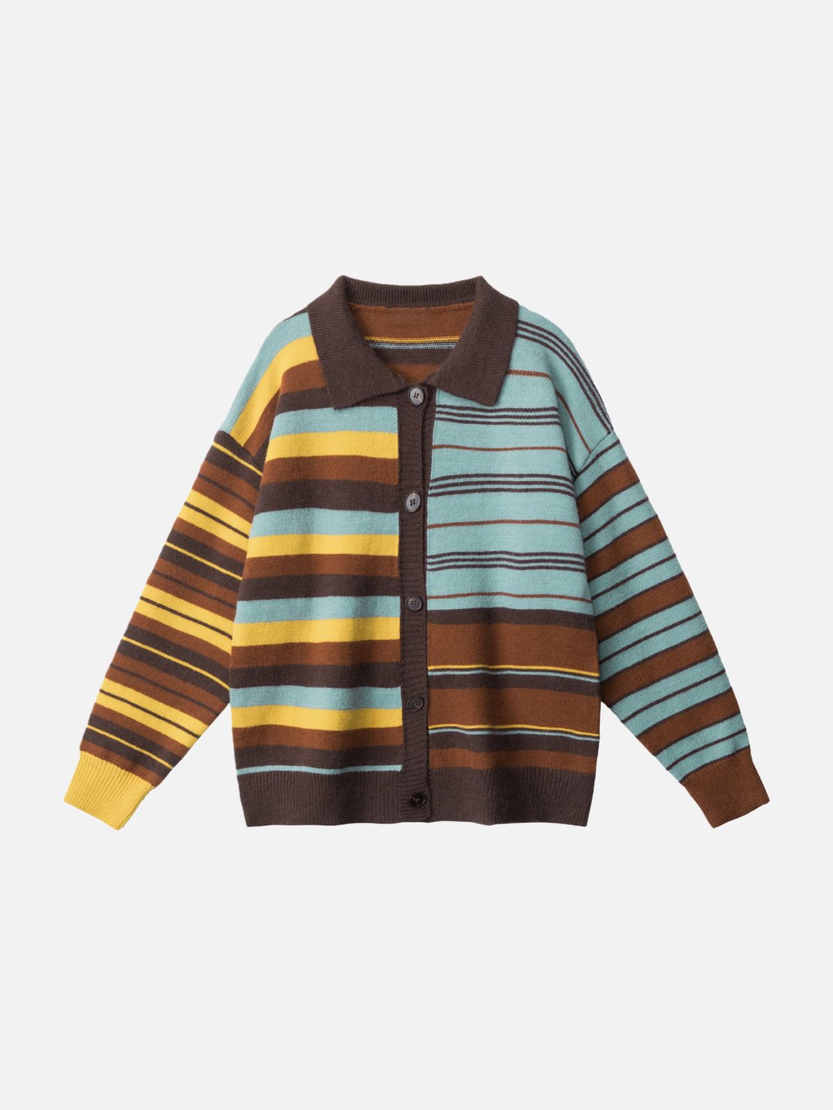 Haaura Color Block Polo Cardigan
