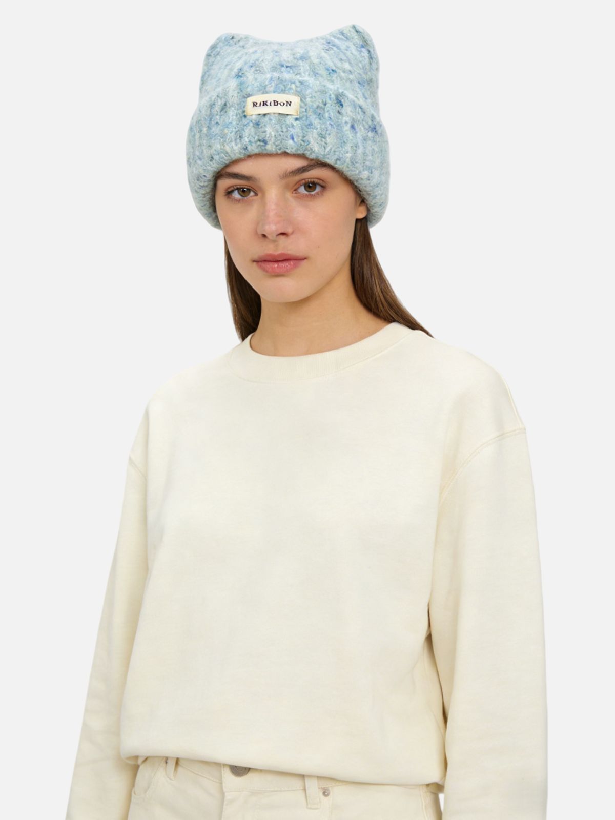 Cat-Ear Textured Beanie