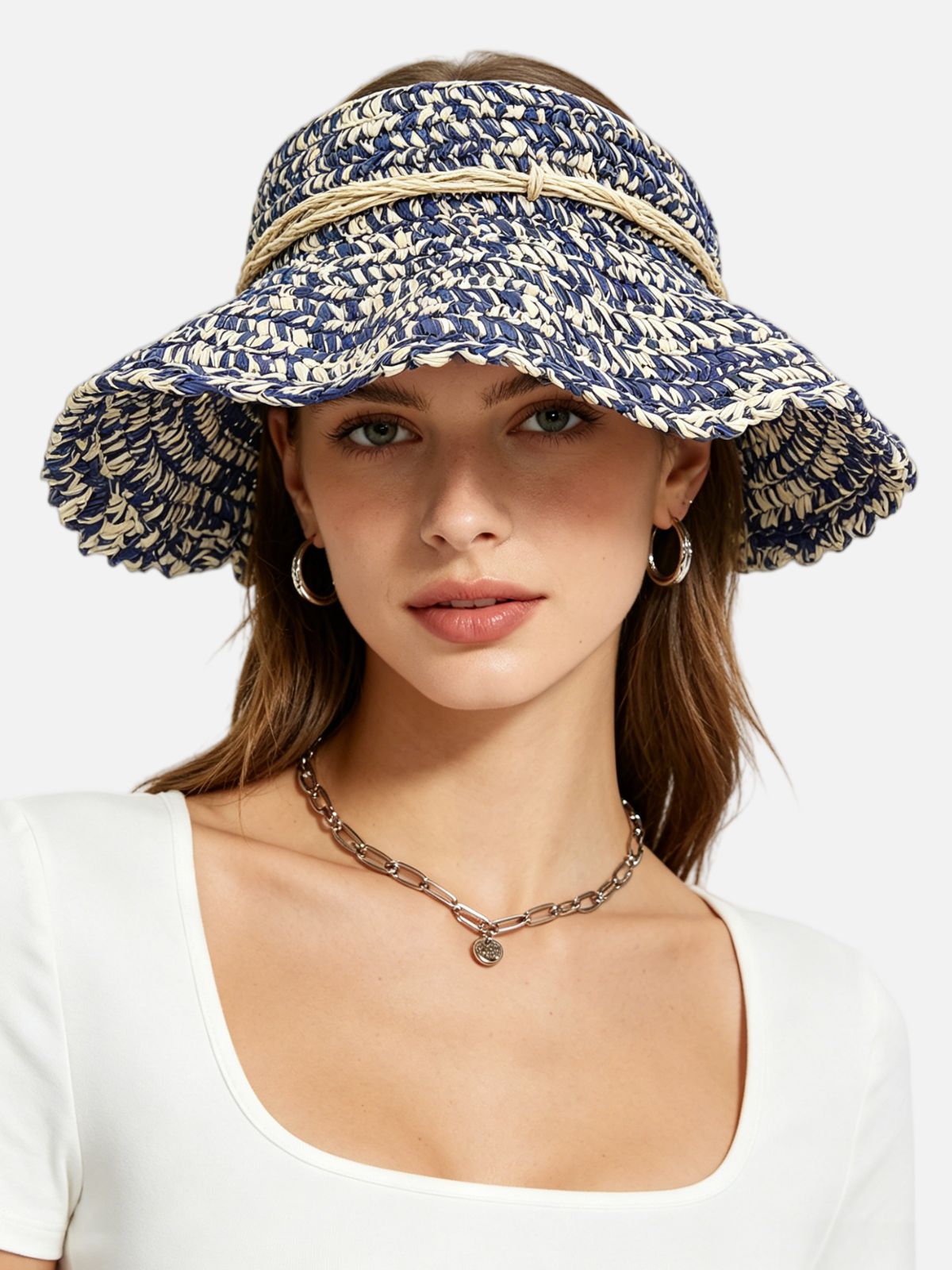 Wavy Brim Sun Hat