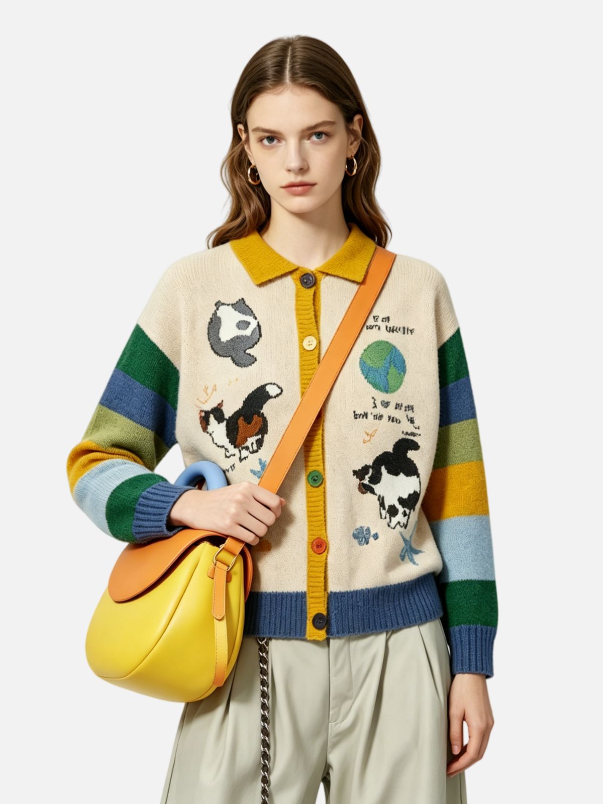 Semi-Circle Top Handle Crossbody Bag