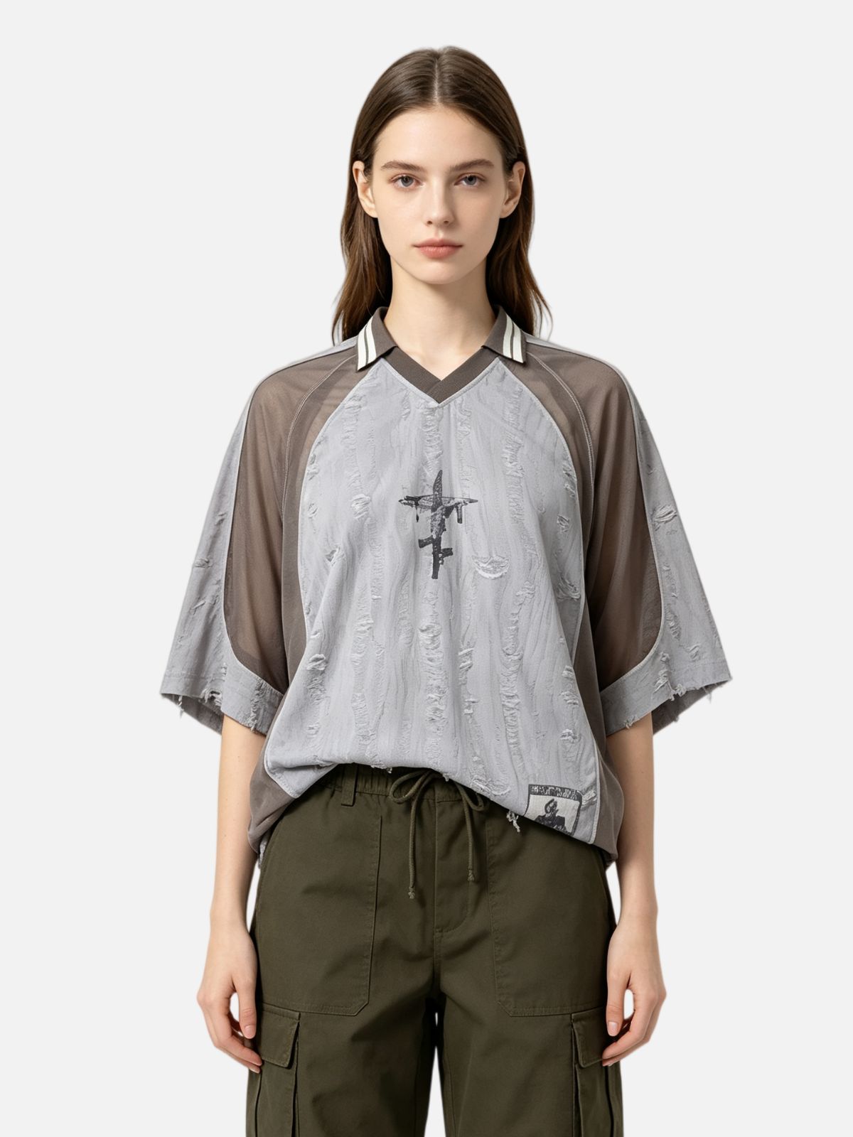 Haaura Textured Raglan Sport Tee