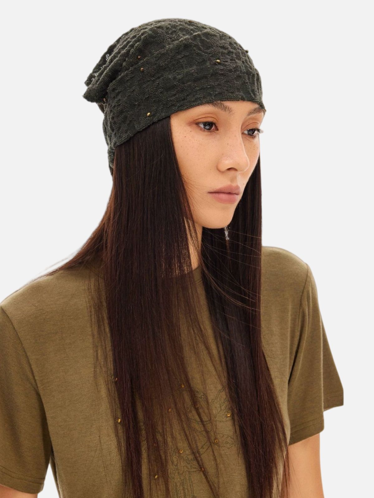 Beaded Tassel Headscarf