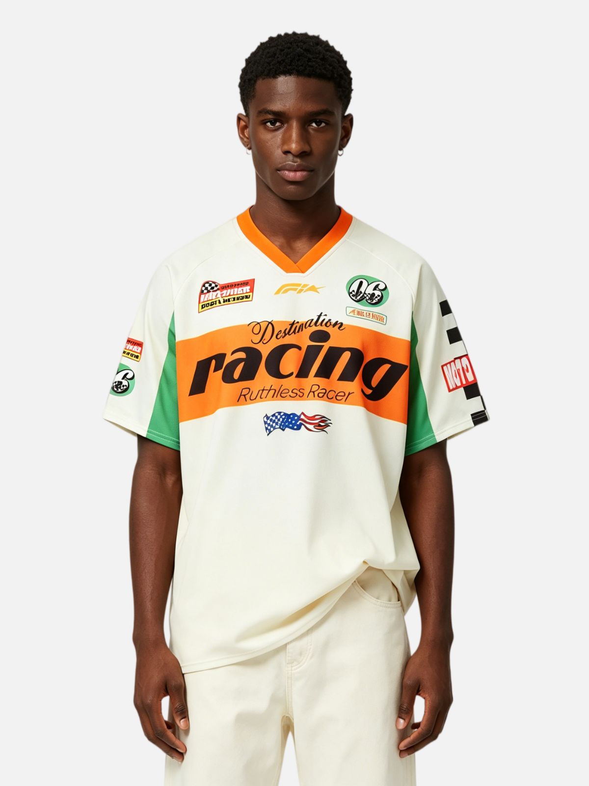 Haaura Vintage Graphic Racing Jersey