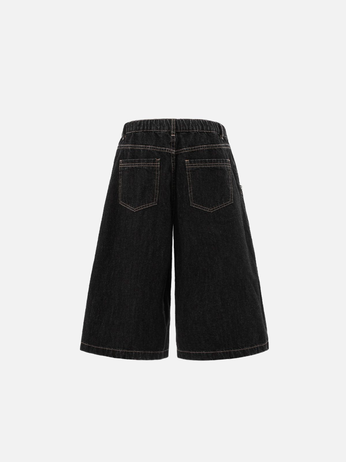 Haaura Detachable Kerchief Baaggy Longline Jorts