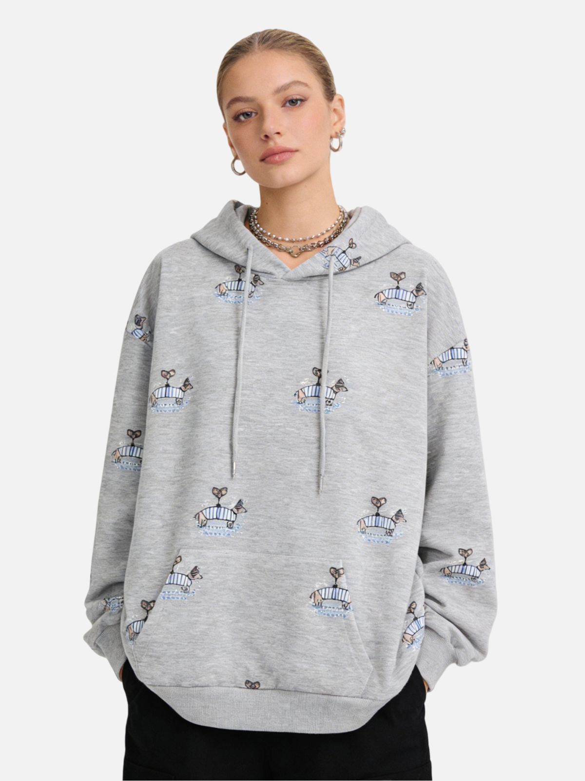 Haaura Dachshund Graphic Hoodie