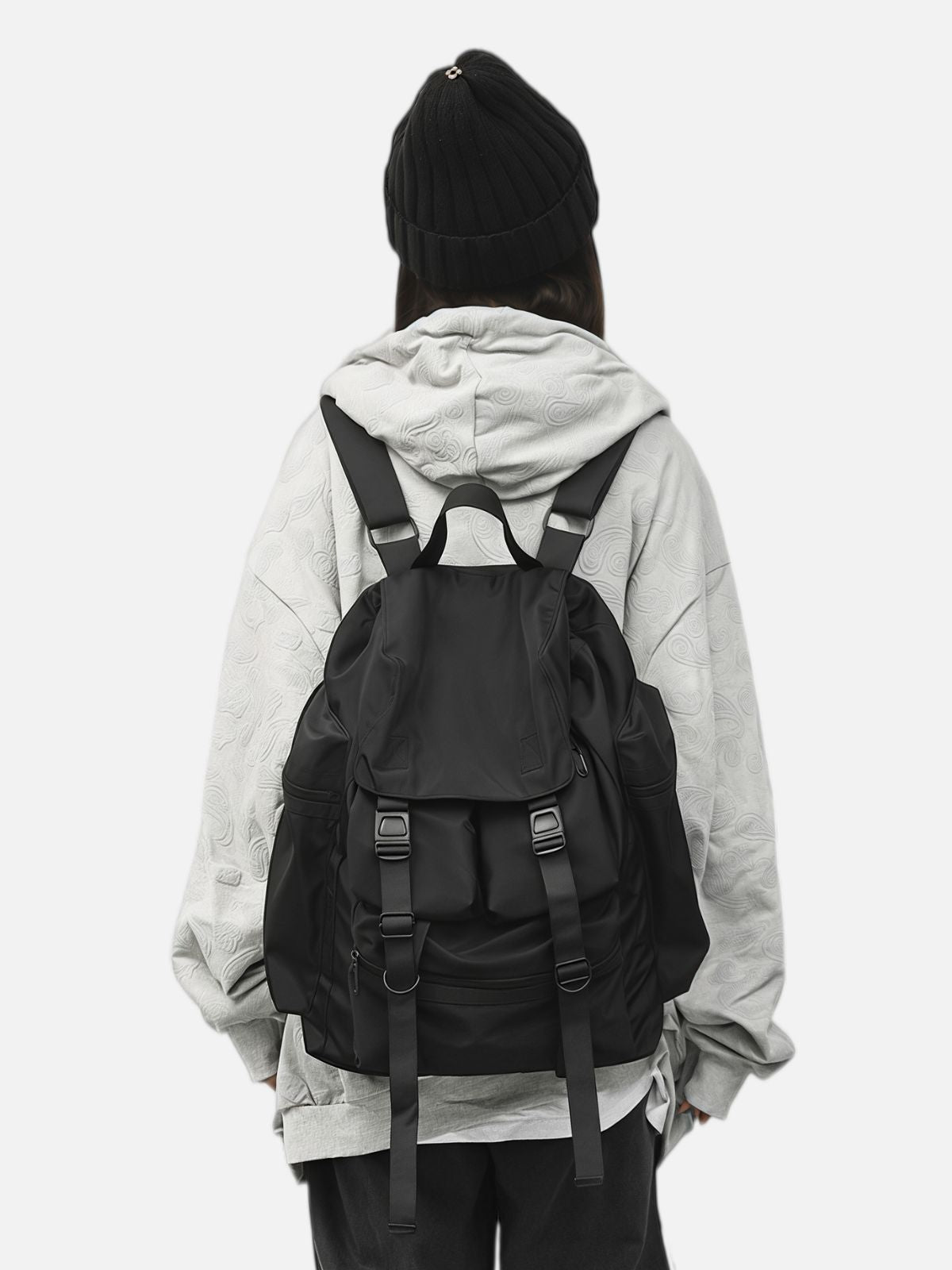 Haaura Multi-Pocket Utility Sling Backpack