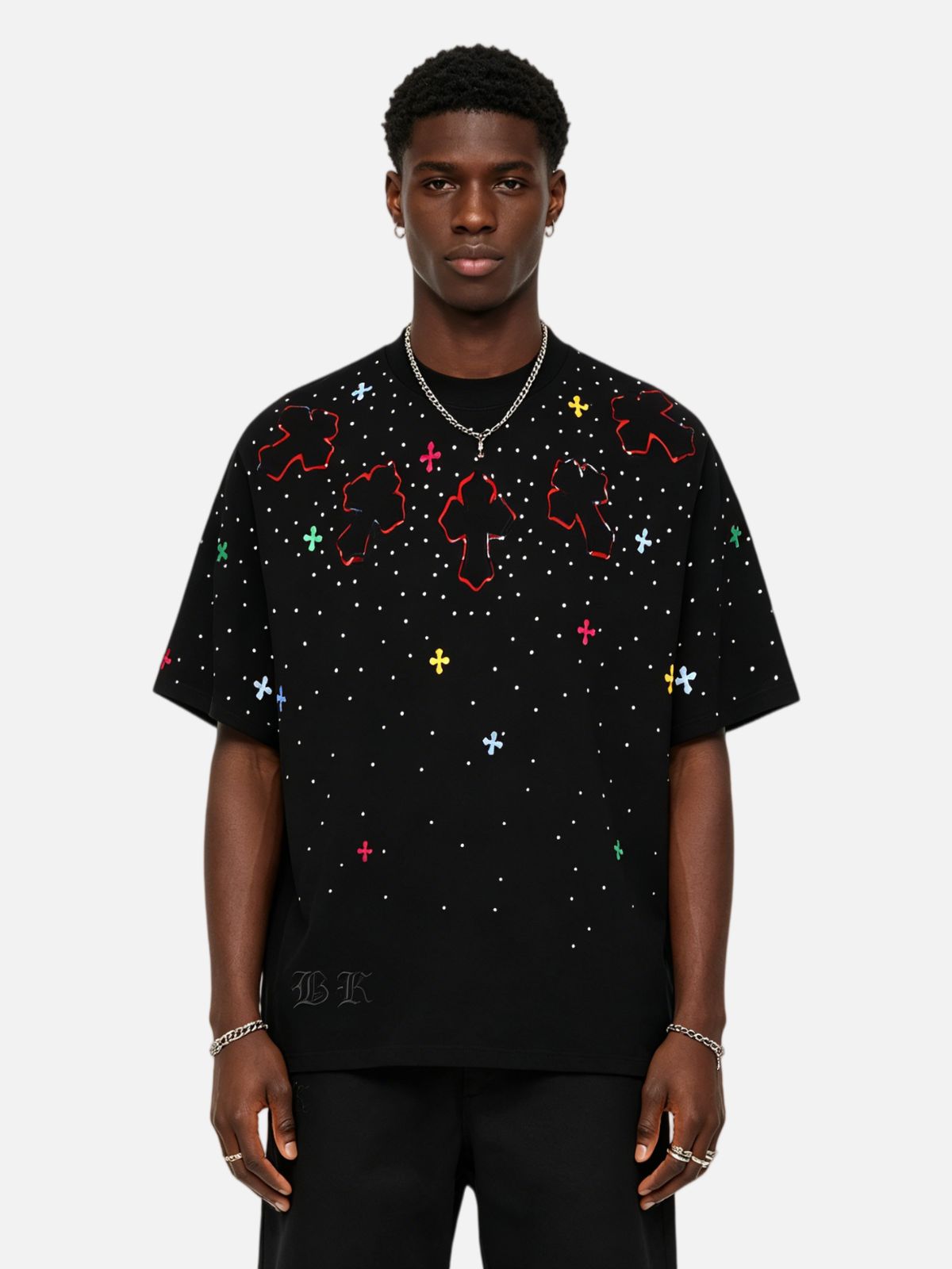 Haaura Cross Print Tee