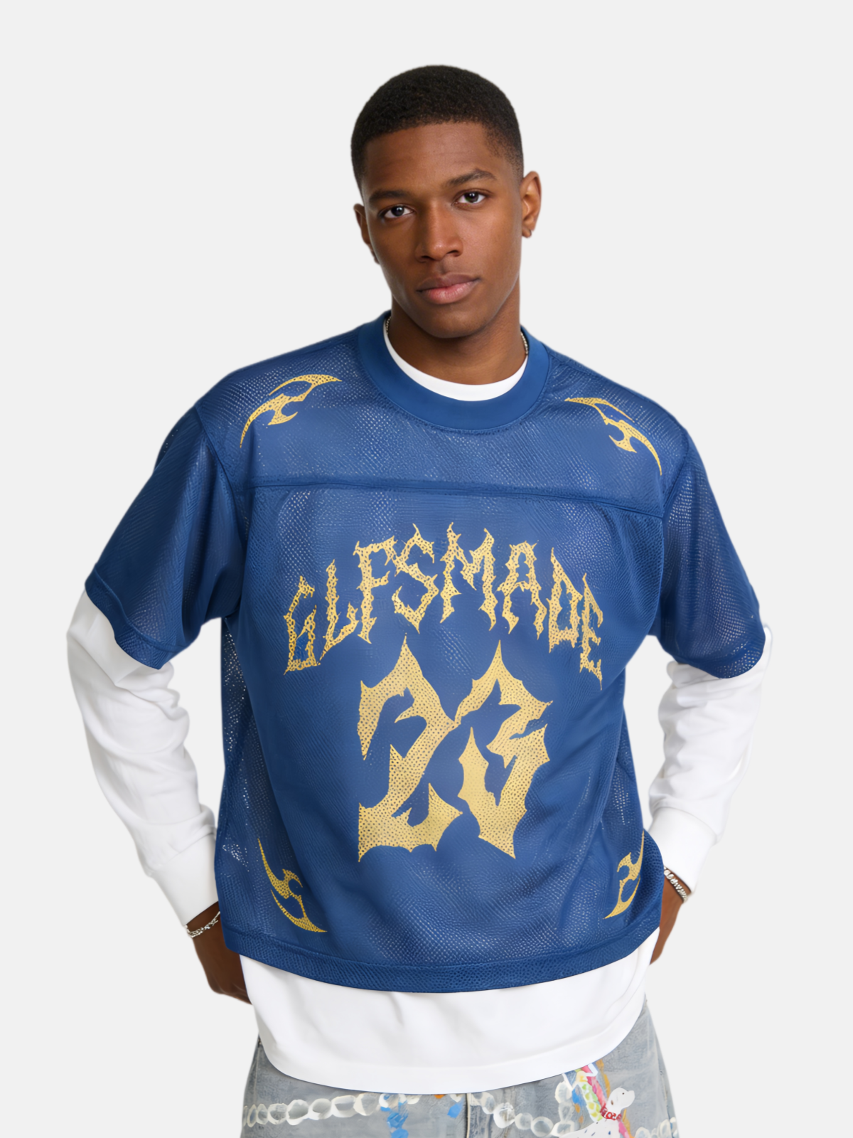 Haaura Boxy Flame Jersey Tee