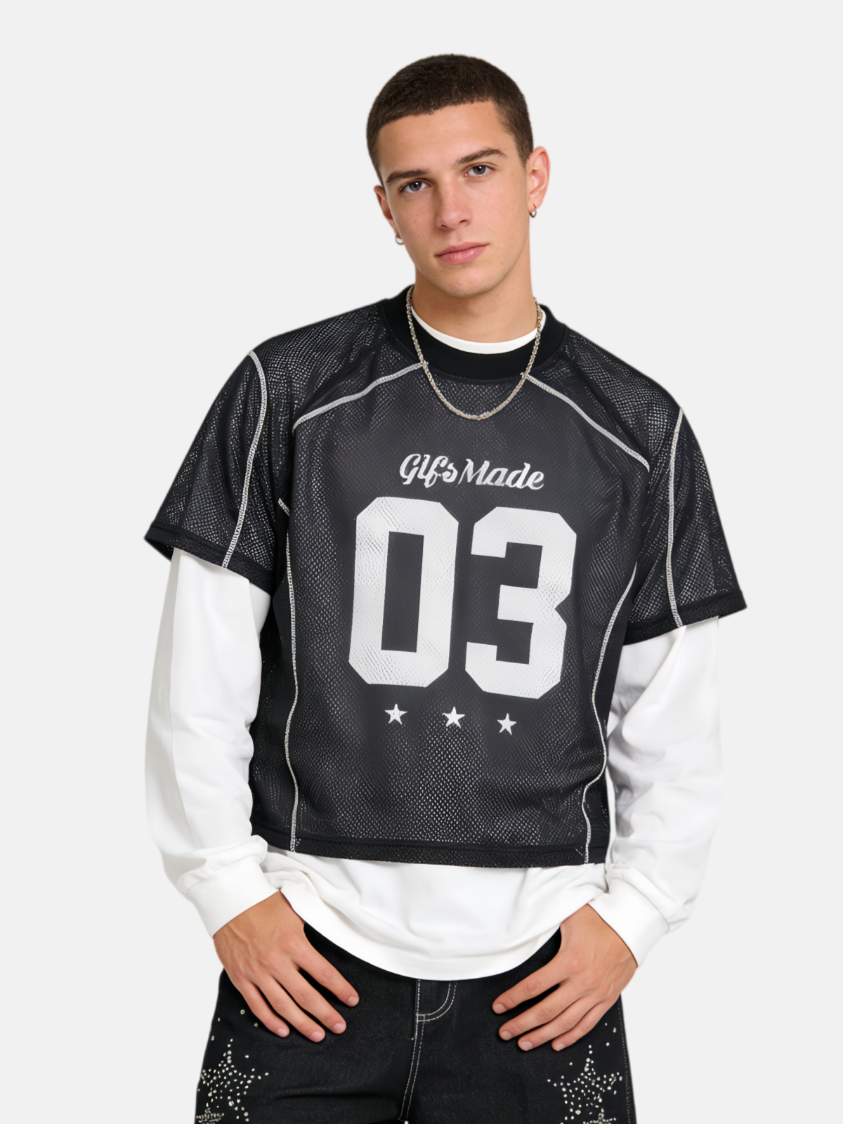 Haaura Boxy Raglan Jersey Tee
