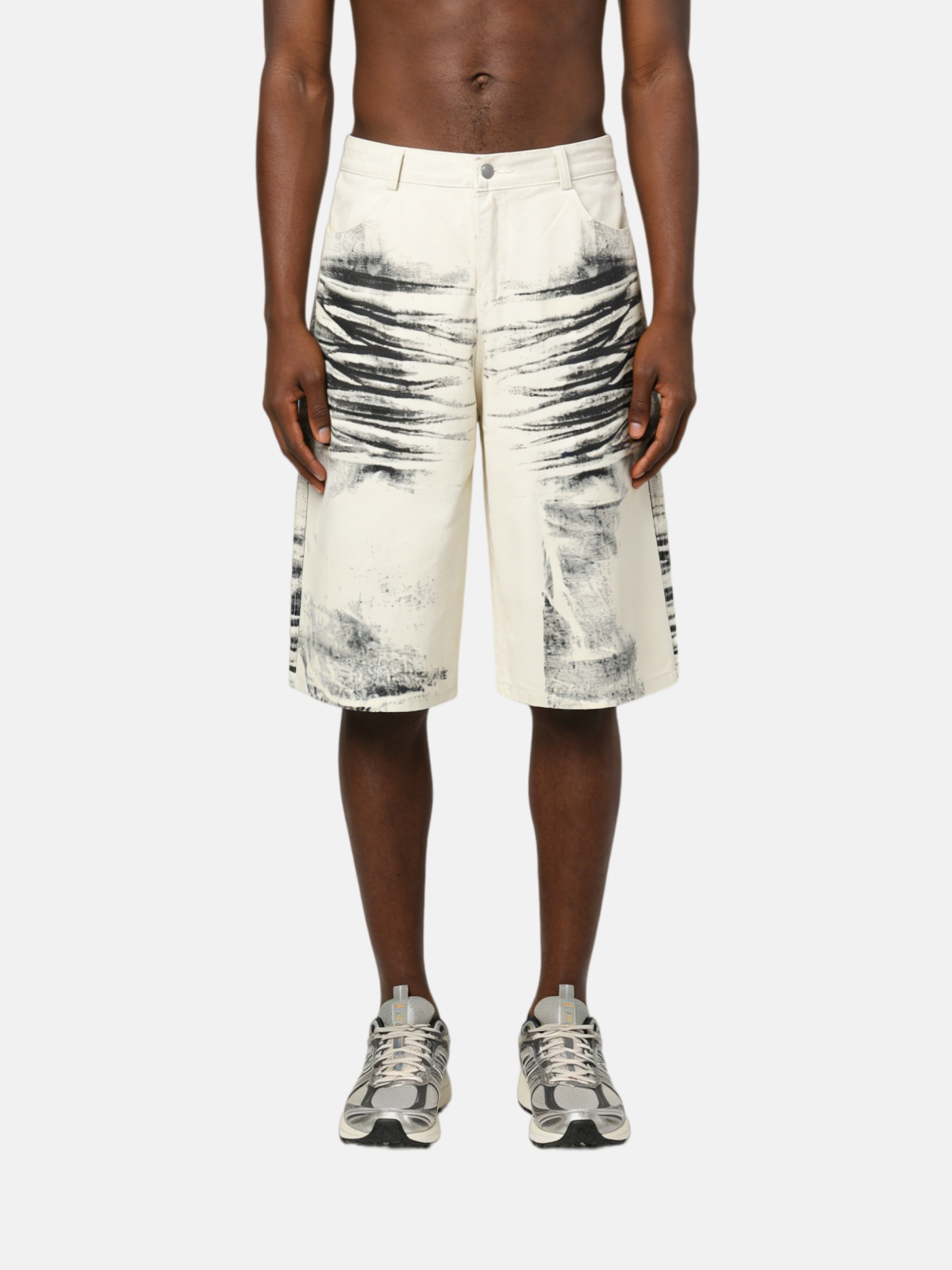 Haaura Brush Washed Longline Jorts