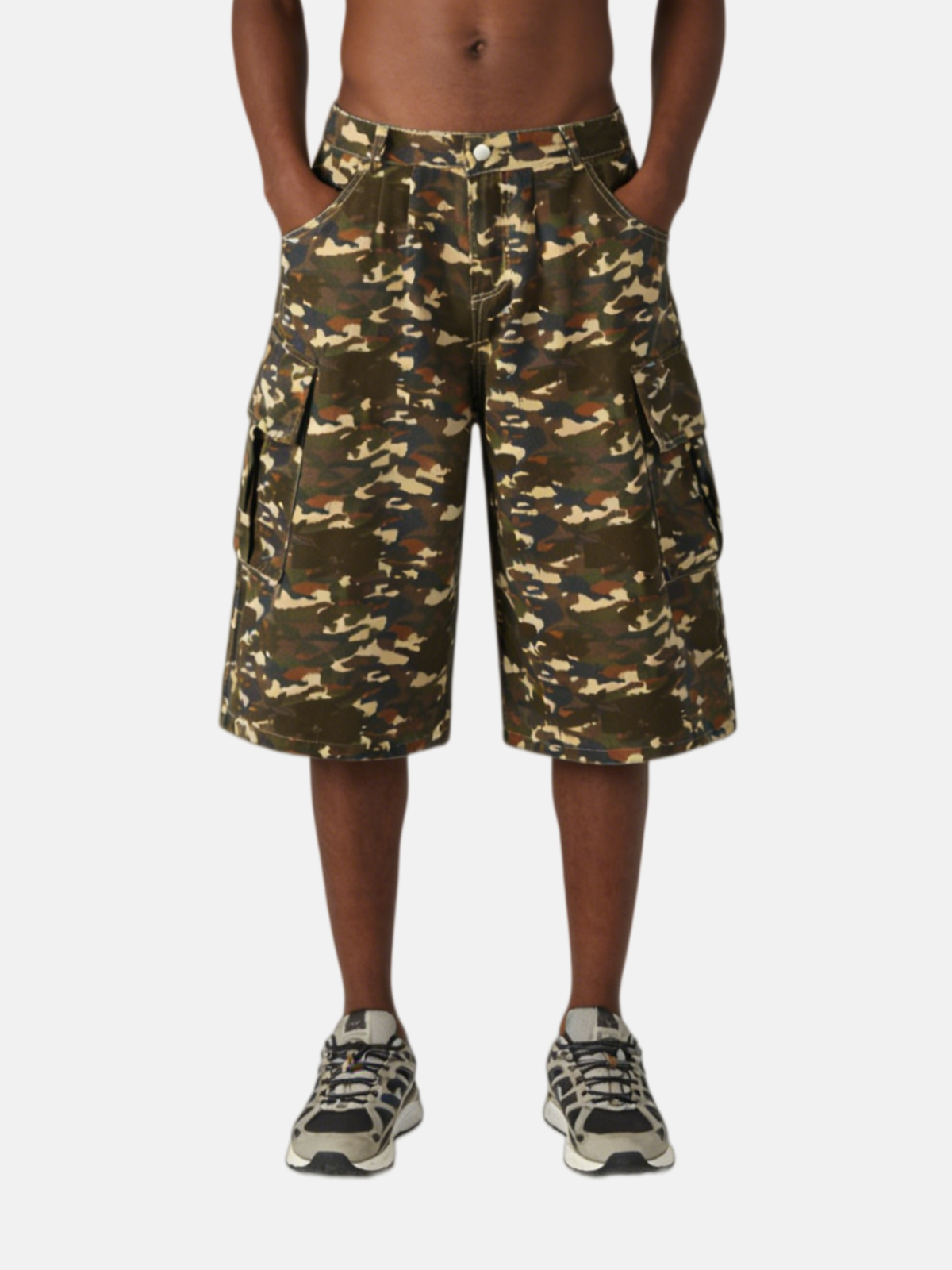 Haaura Camo Multi Pocket Shorts