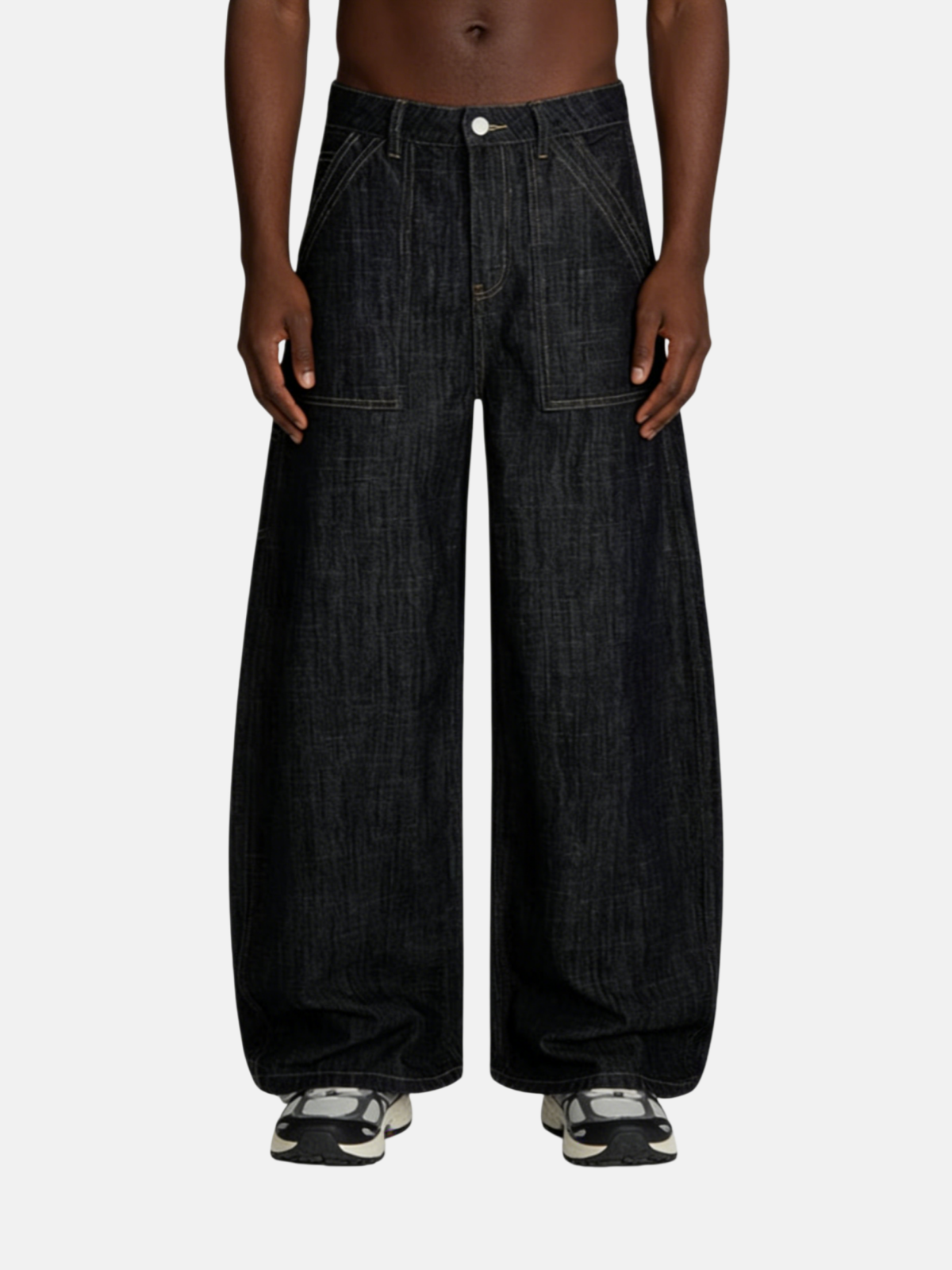 Haaura Carpenter Baggy Barrel Jeans