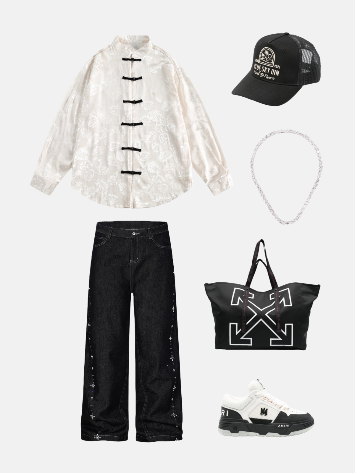 Haaura Collar Jacquard Shirt