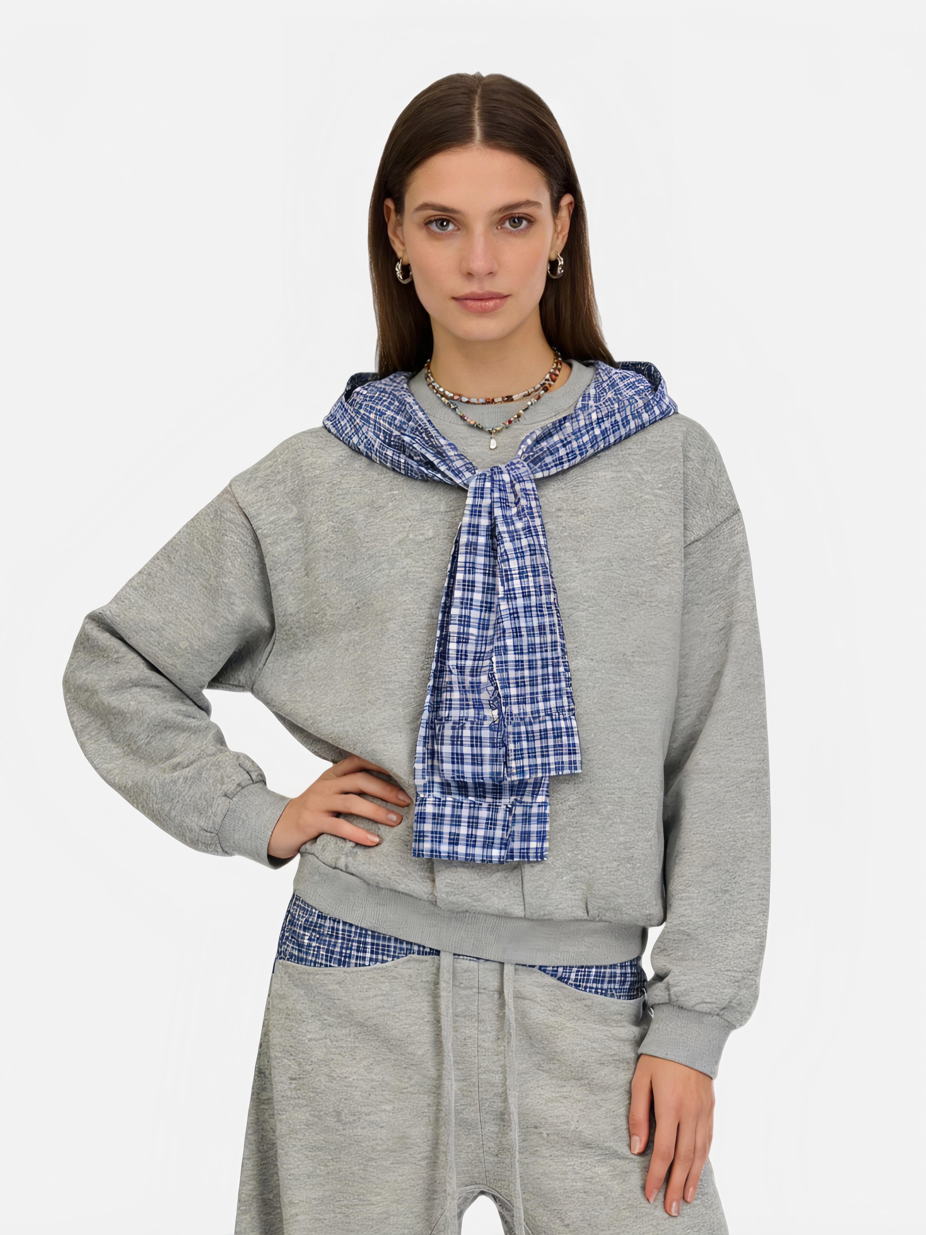 Haaura Detachable Hooded Sweatshirt