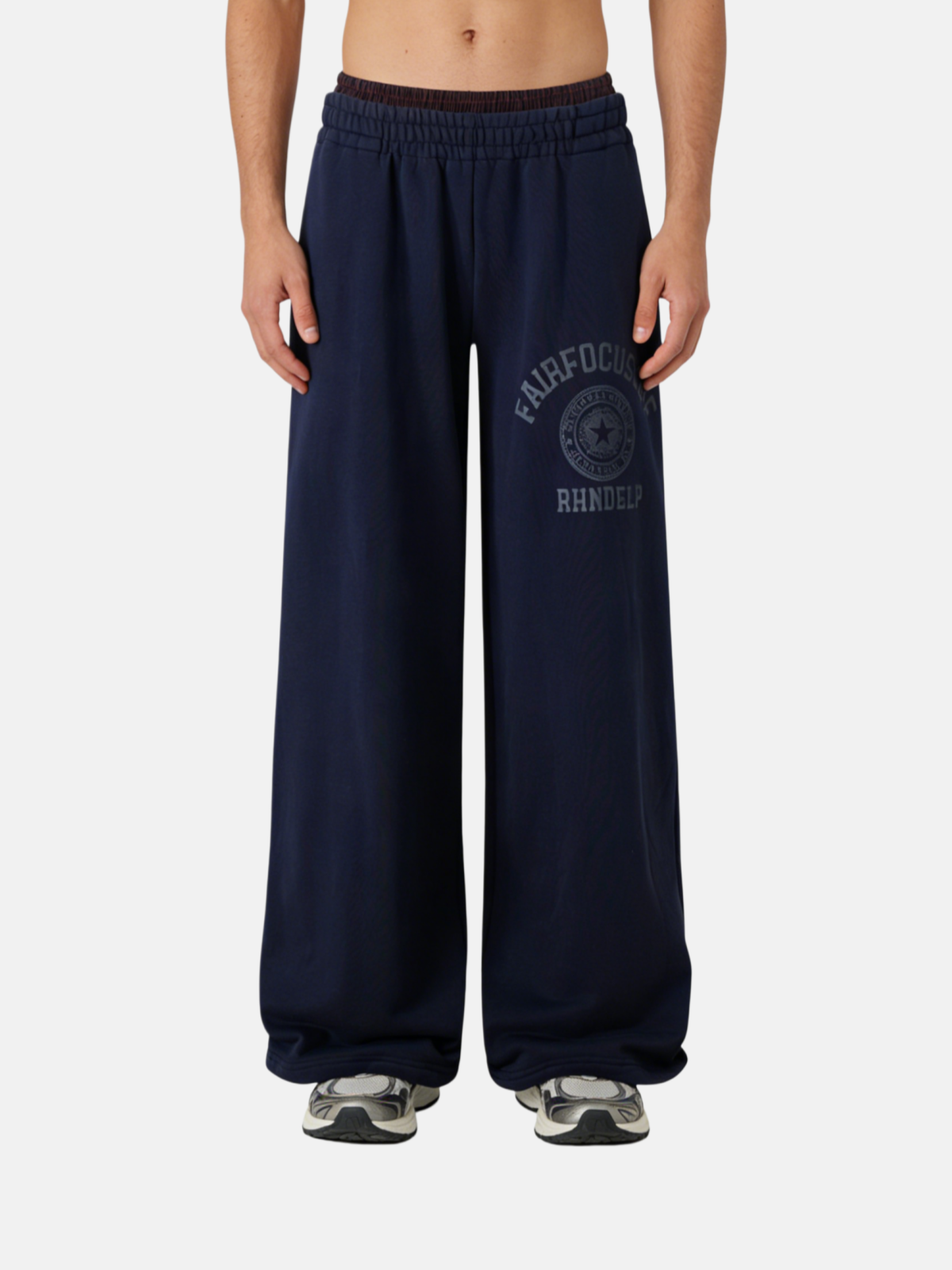 Haaura Double Waist Baggy Barrel Sweatpants