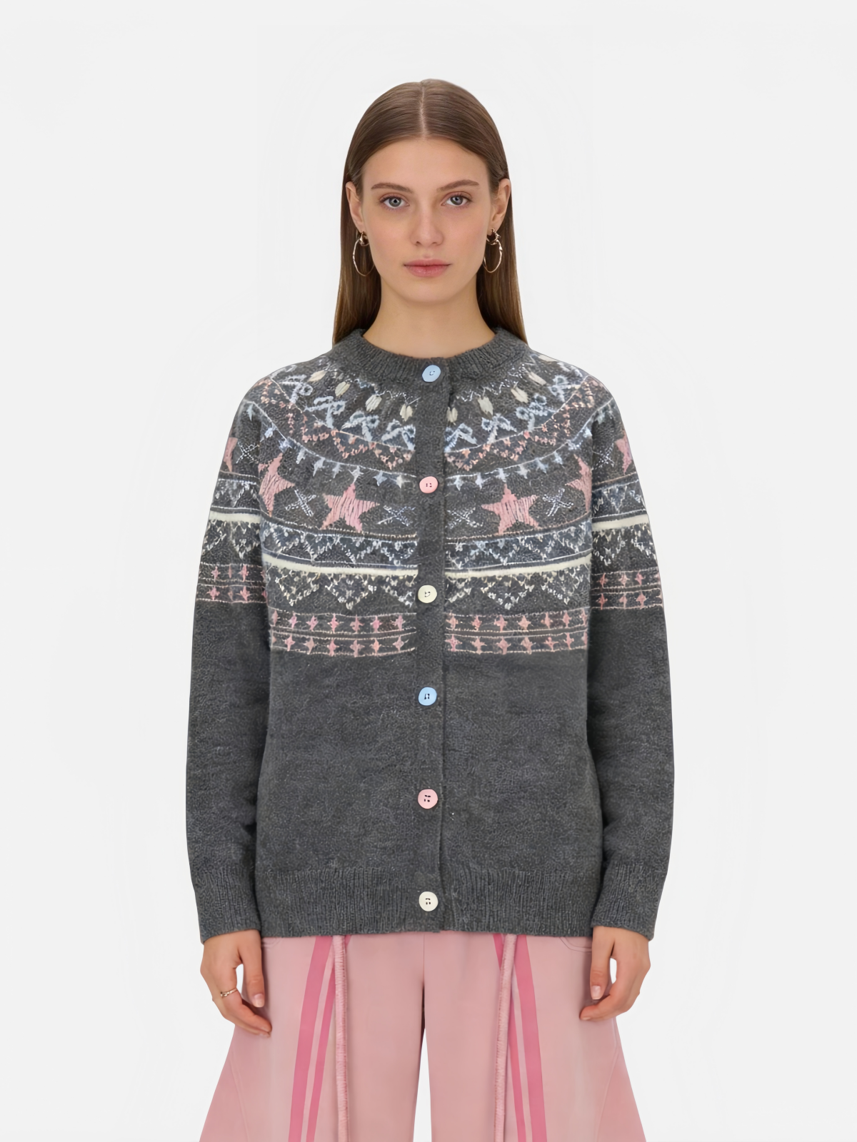 Haaura Fair Isle Cardigan