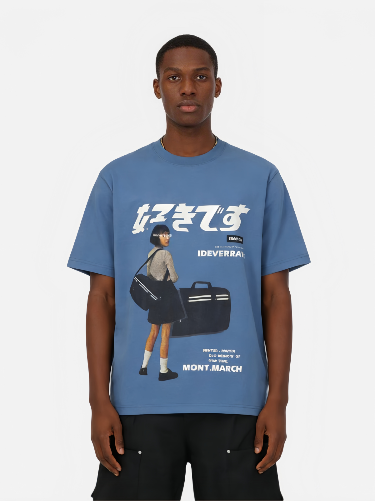 Haaura "好きです" Japanese Girl Graphic Tee