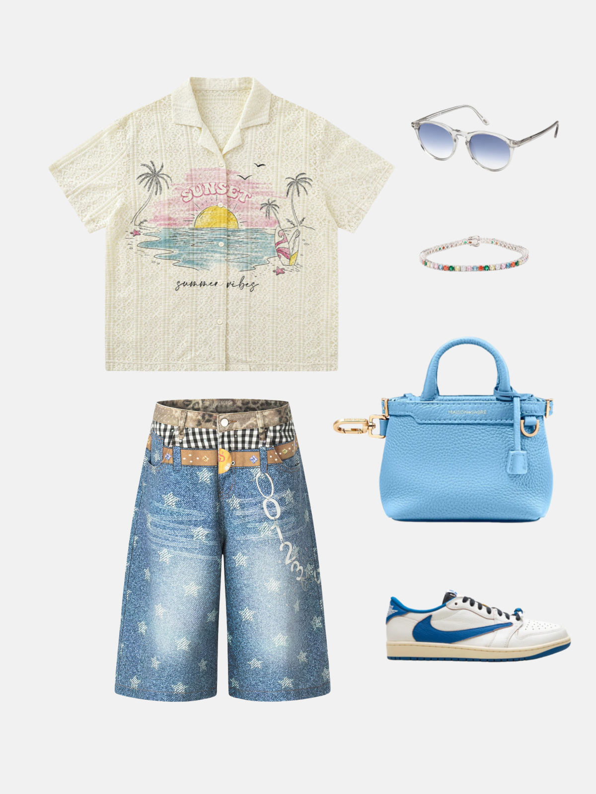 Haaura Layered Waistband Longline Jorts