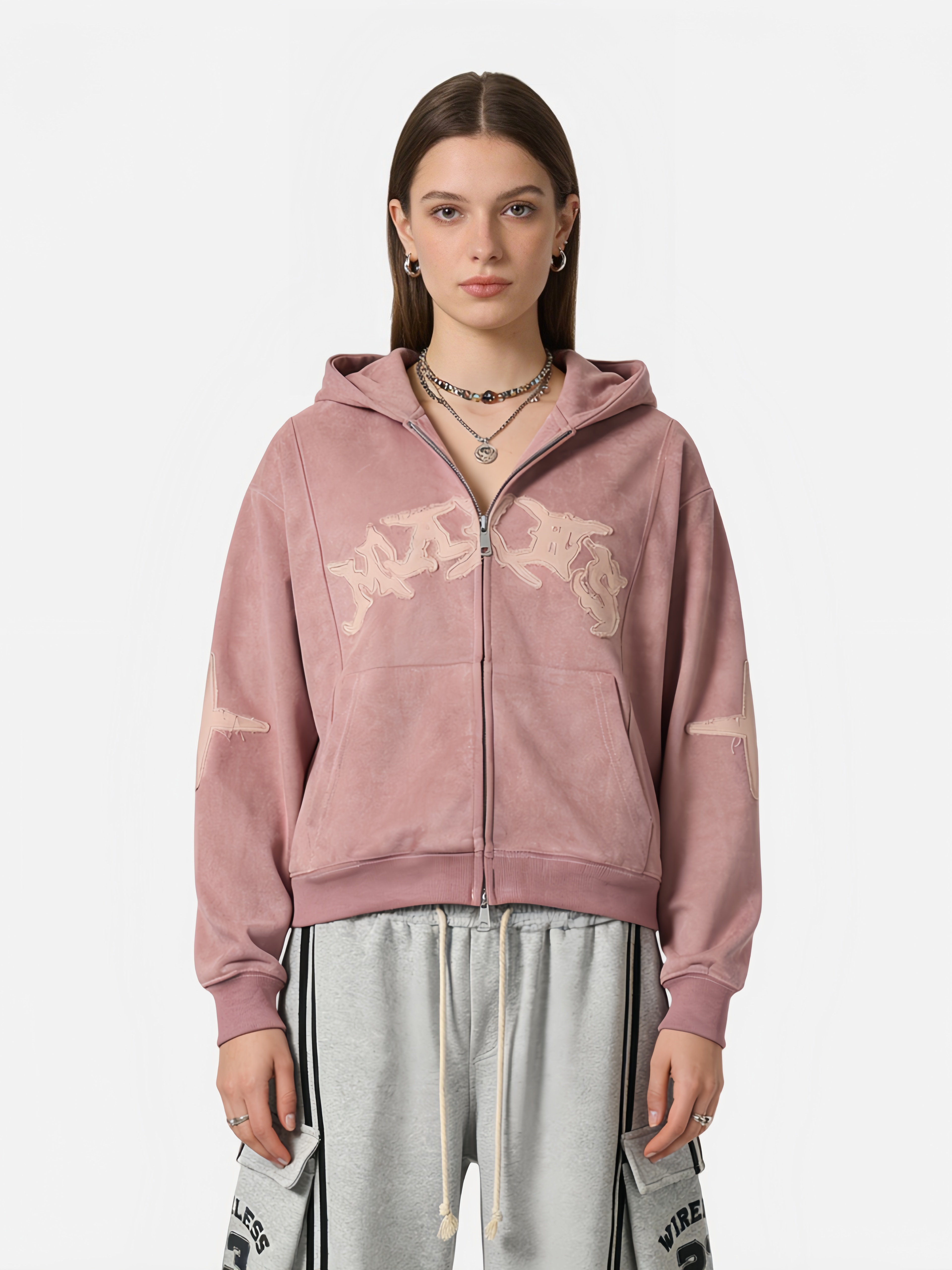 Haaura “MAGICS” Graphic Zip-Up Hoodie