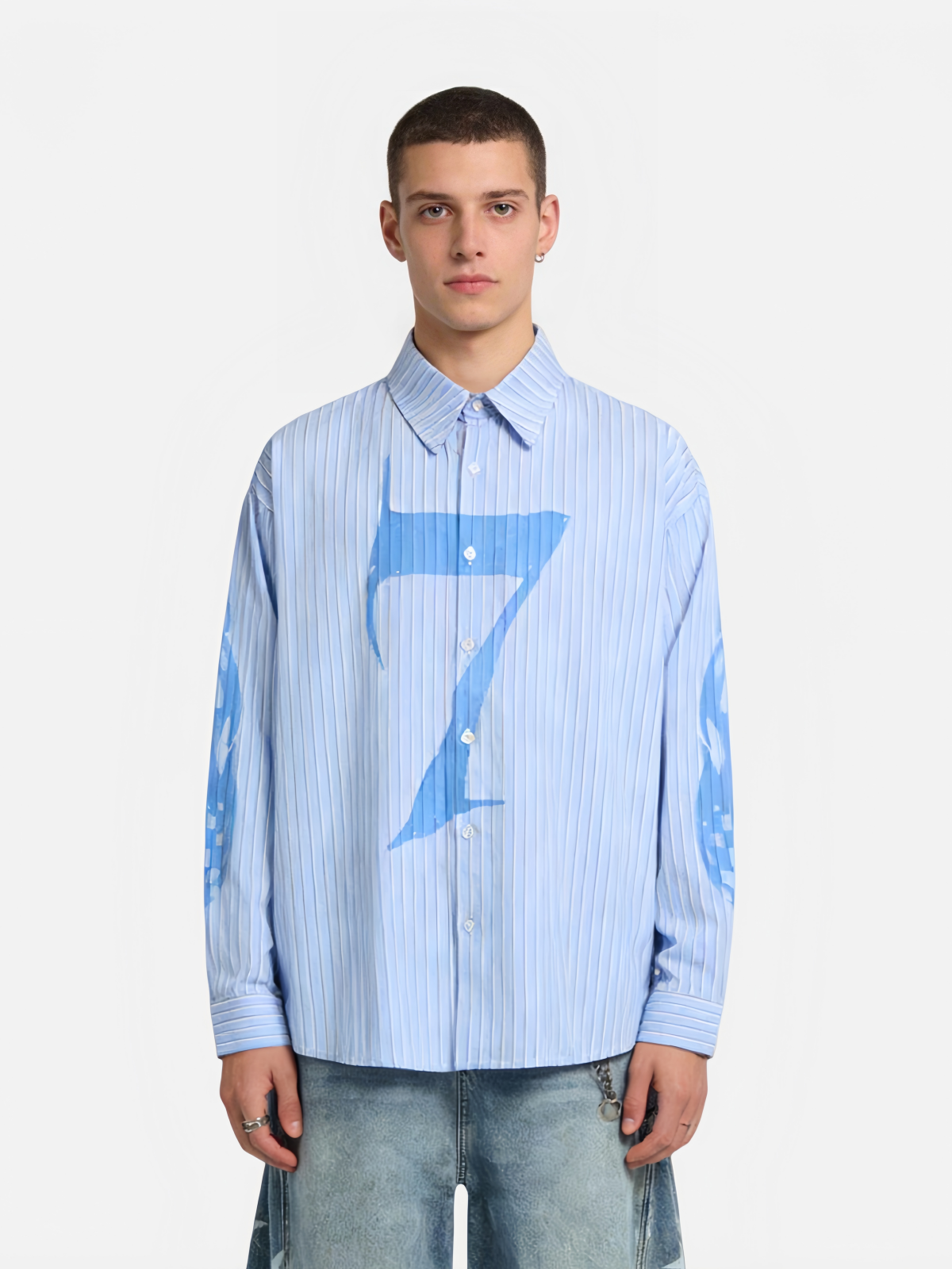 Haaura No.7 Striped Shirt