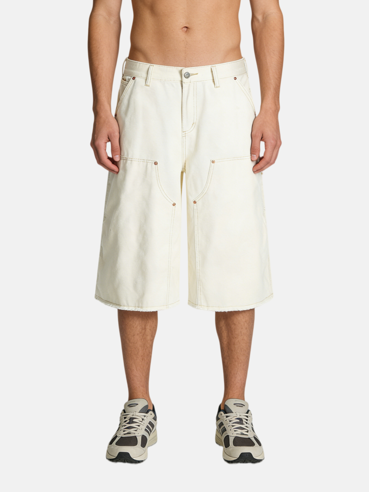 Haaura Panel Longline Jorts
