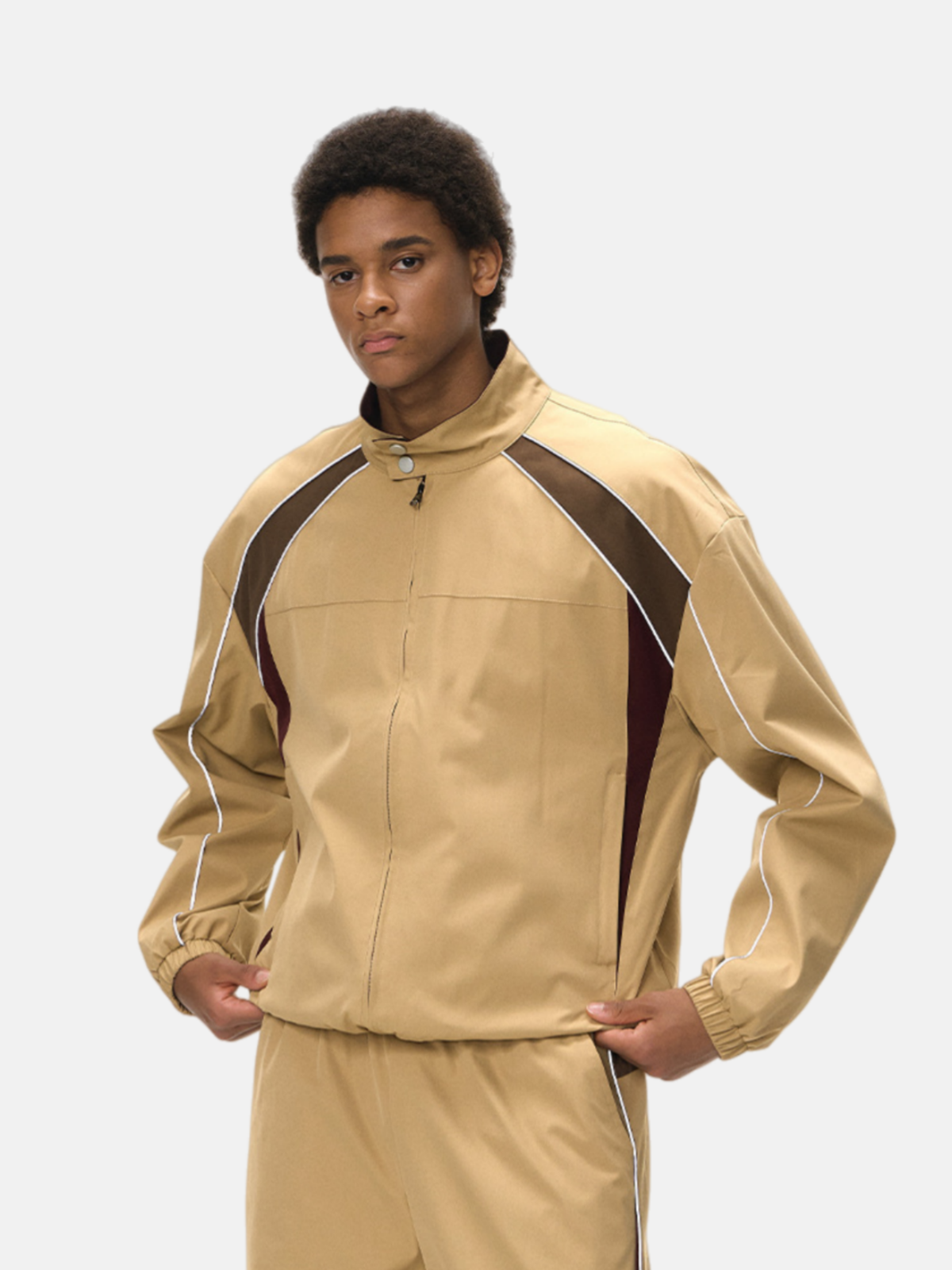 Haaura Panel Zip Up Jacket