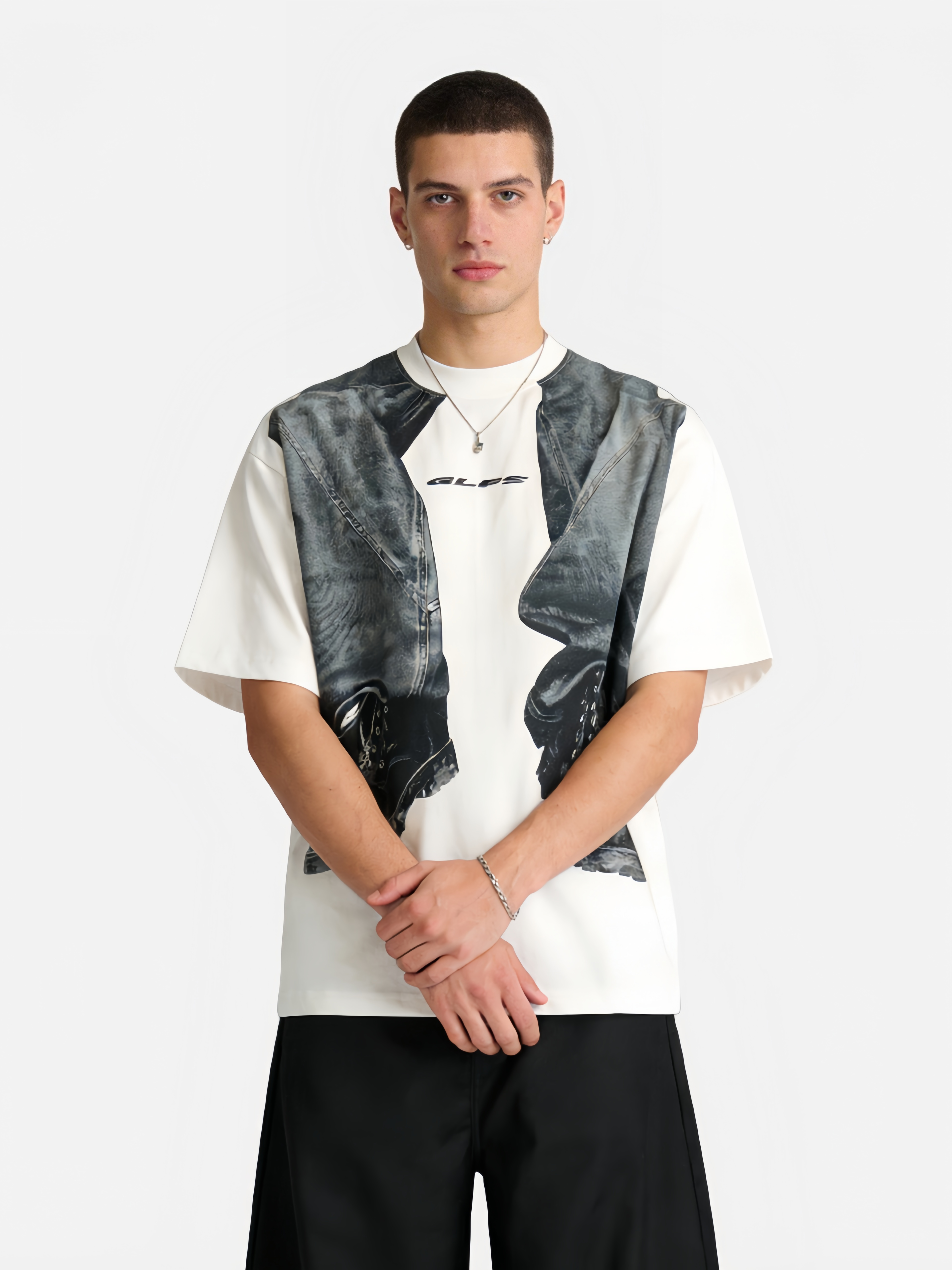 Haaura Stacked Denim & Boots Graphic Tee