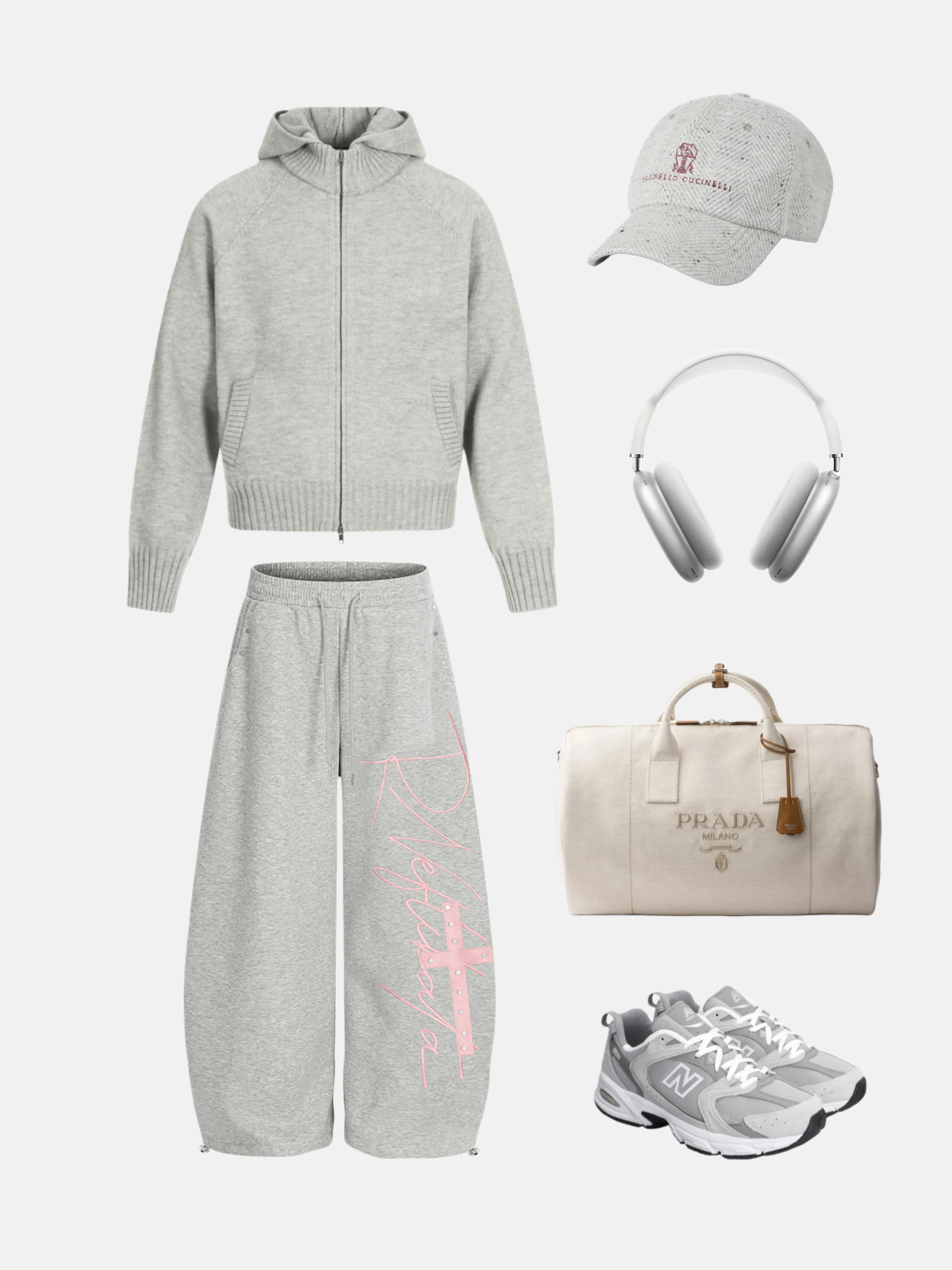 Haaura Streetwear Baggy Barrel Sweatpants
