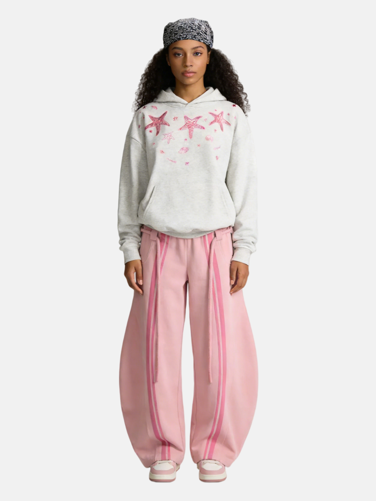 Haaura Stripe Super Baaggy Barrel Sweatpants