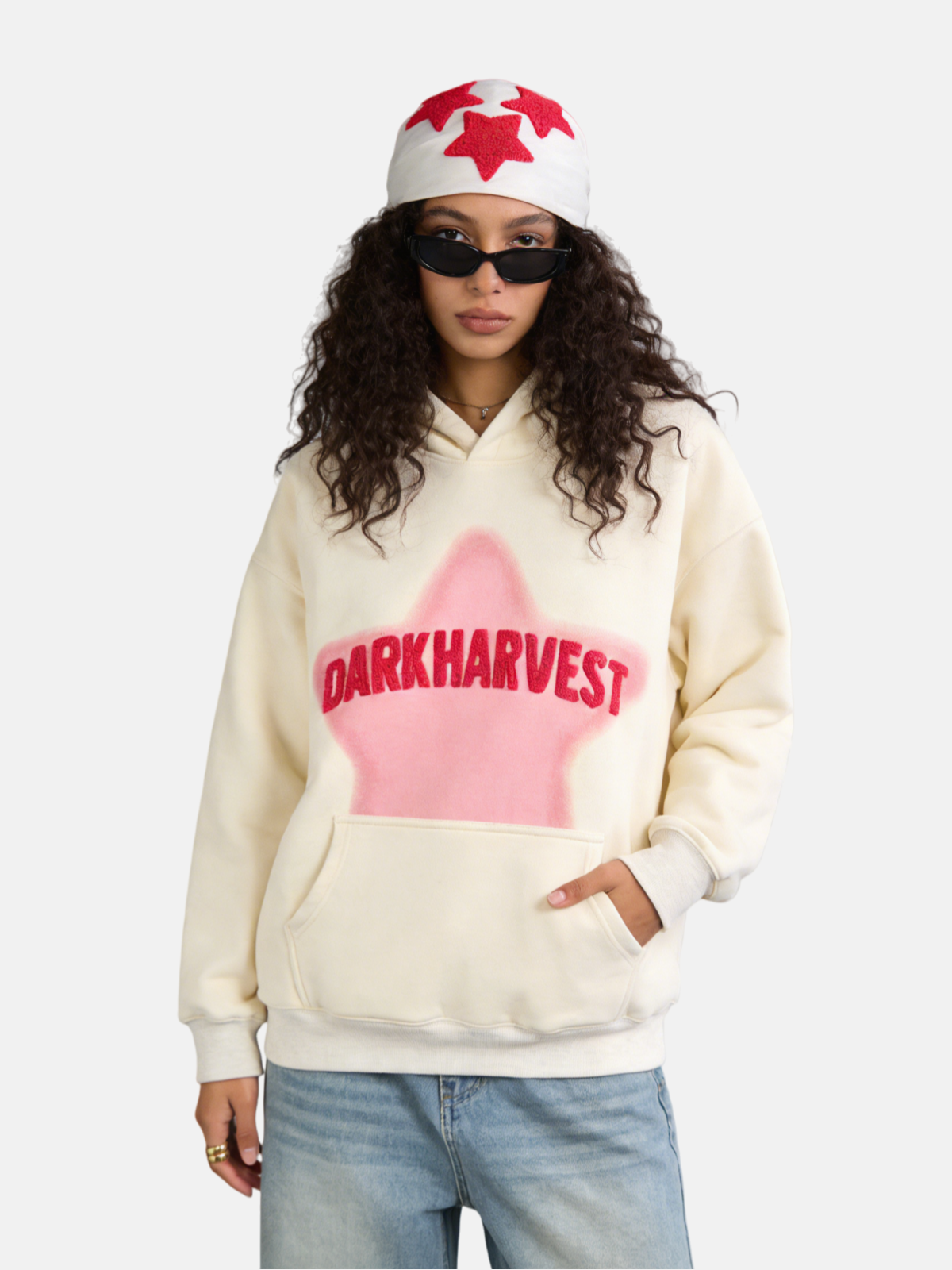Haaura Vintage Embroidery Eden Star Hoodie