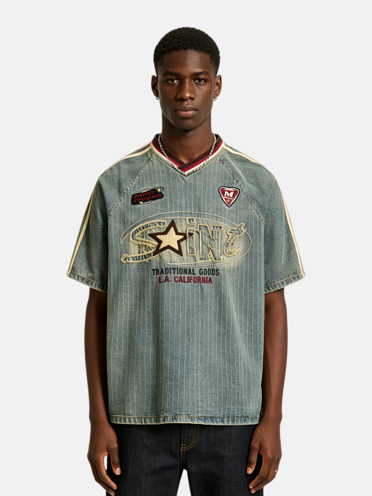 Haaura Vintage Star Collage Tee