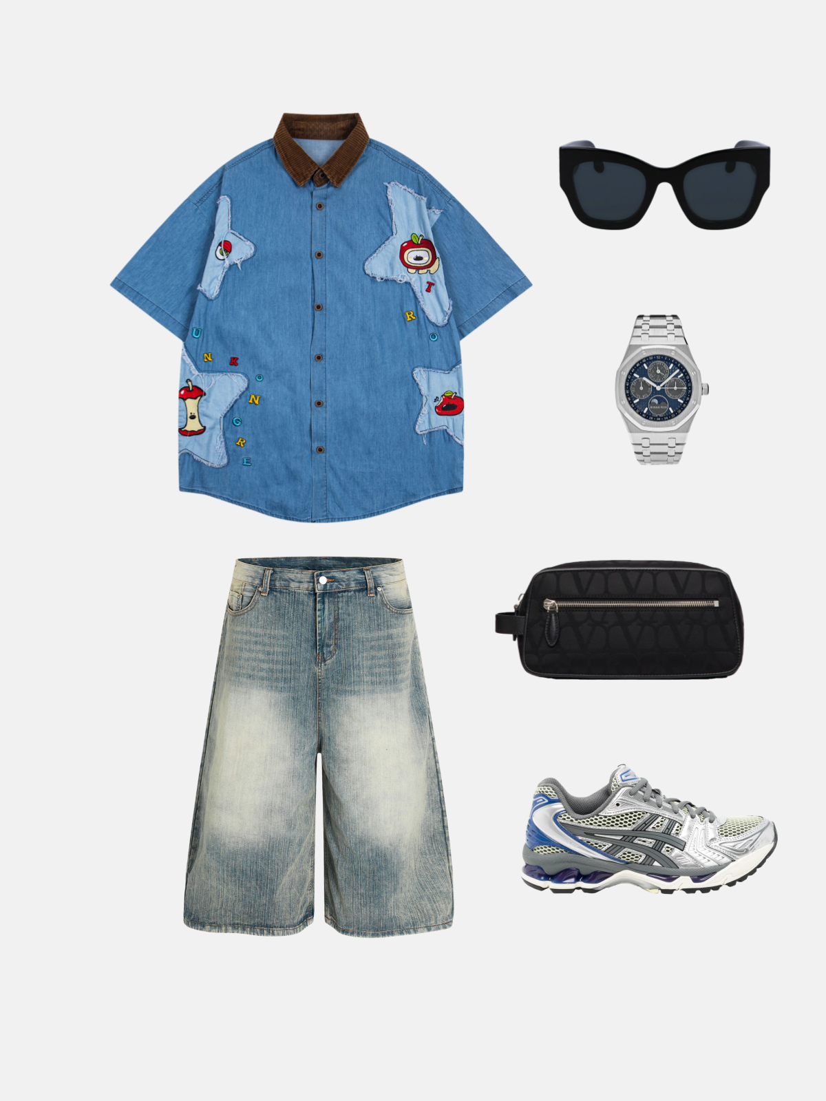 Haaura Washed Longline Jorts