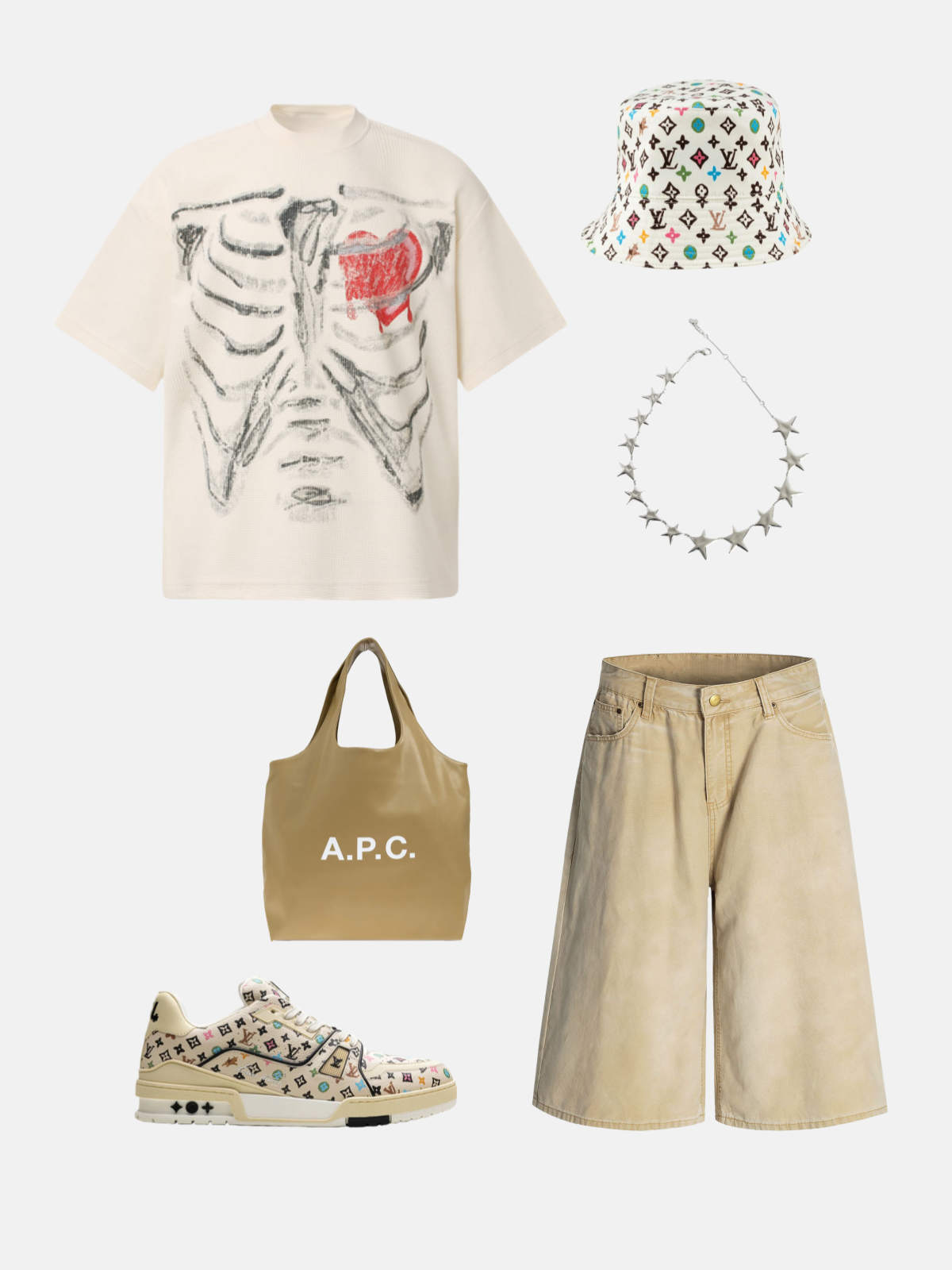 Haaura Washed Longline Jorts