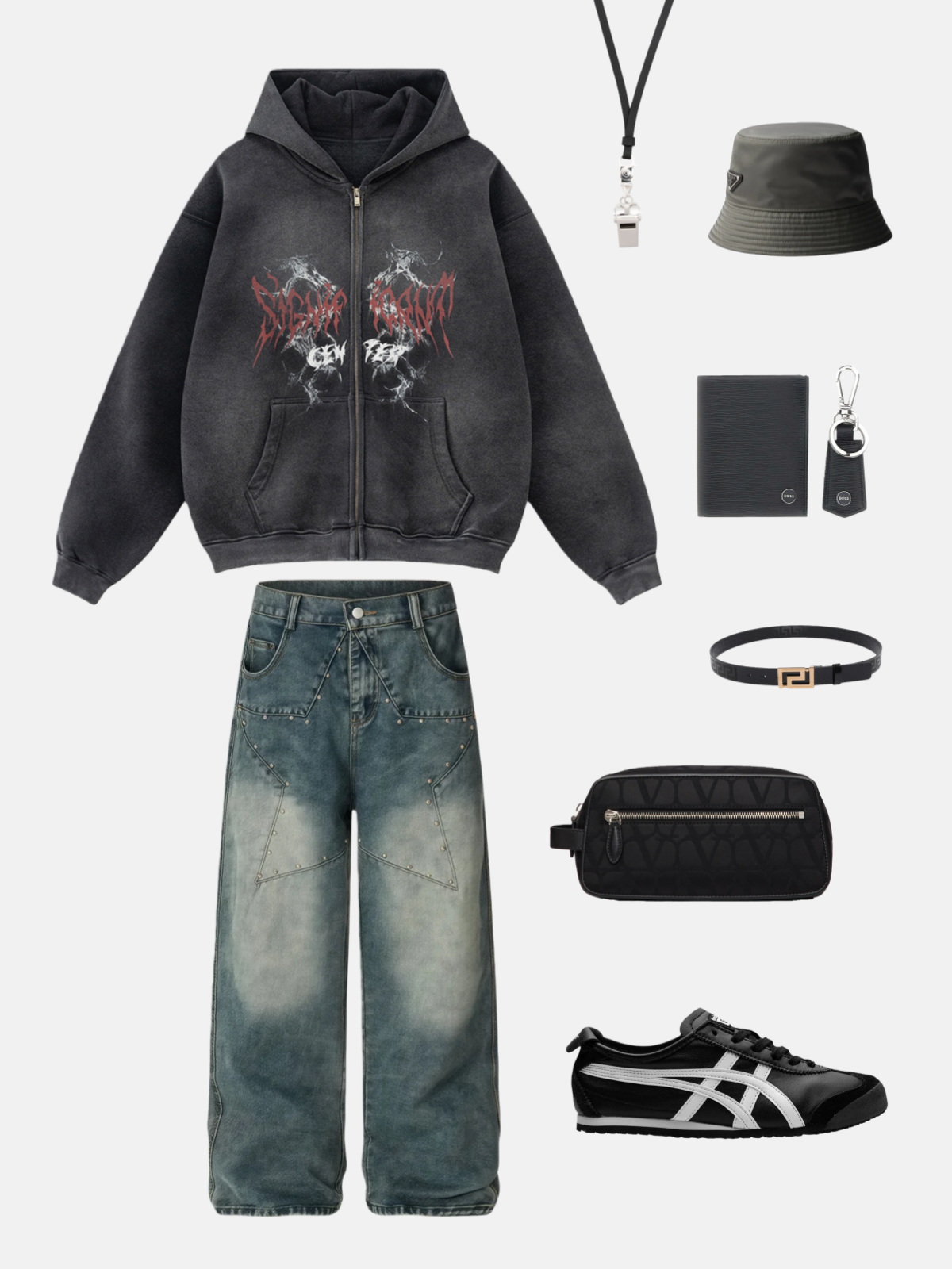 Haaura Zip-Up Hoodie