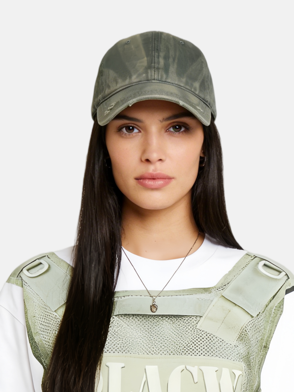 Washed Distressed Cap