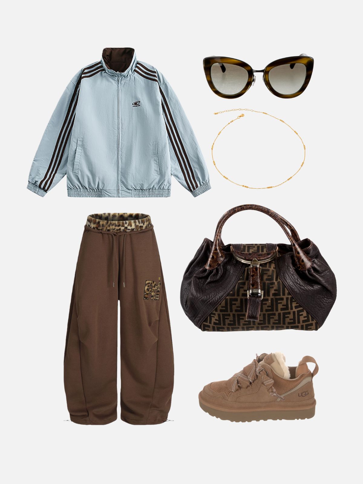Haaura Contrast-Stripe Track Jacket
