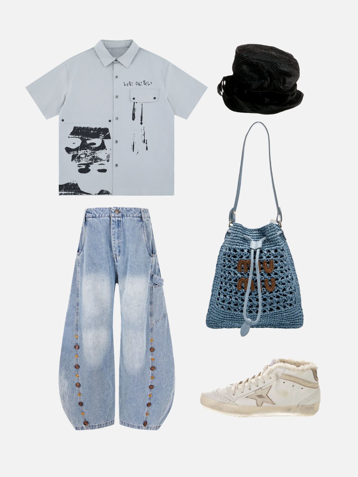 Haaura Abstract Print Shirt